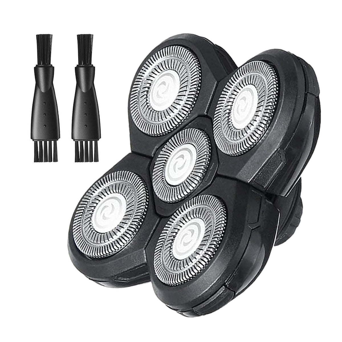 Head Shaver Replacement Heads Compatible With Bald Head Shavers For Men, 1 Cleaning Brush