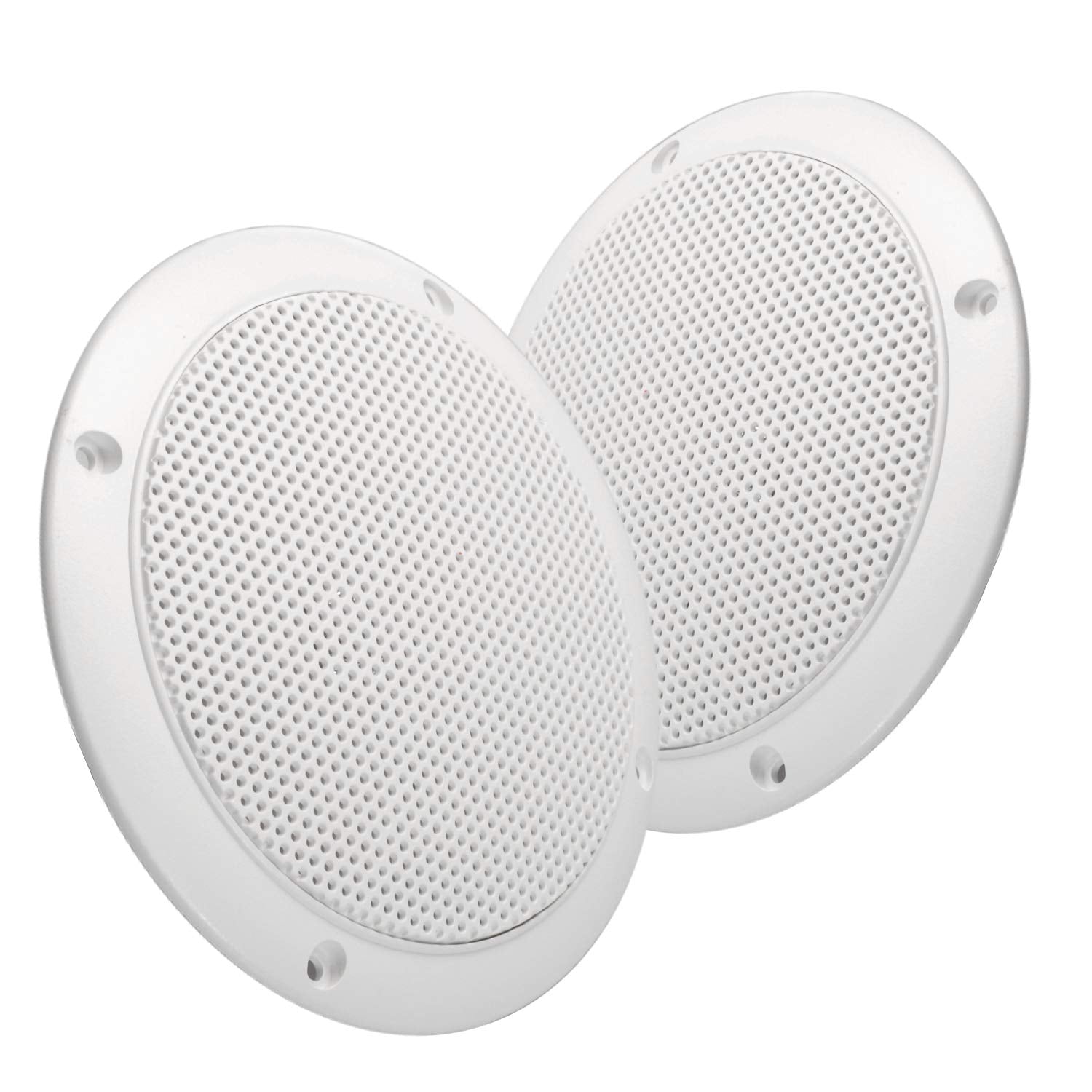 Magnadyne 5� Water Resistant Slim Profile Dual Cone Speakers For Rv�S, Boats, Outdoors   Pair