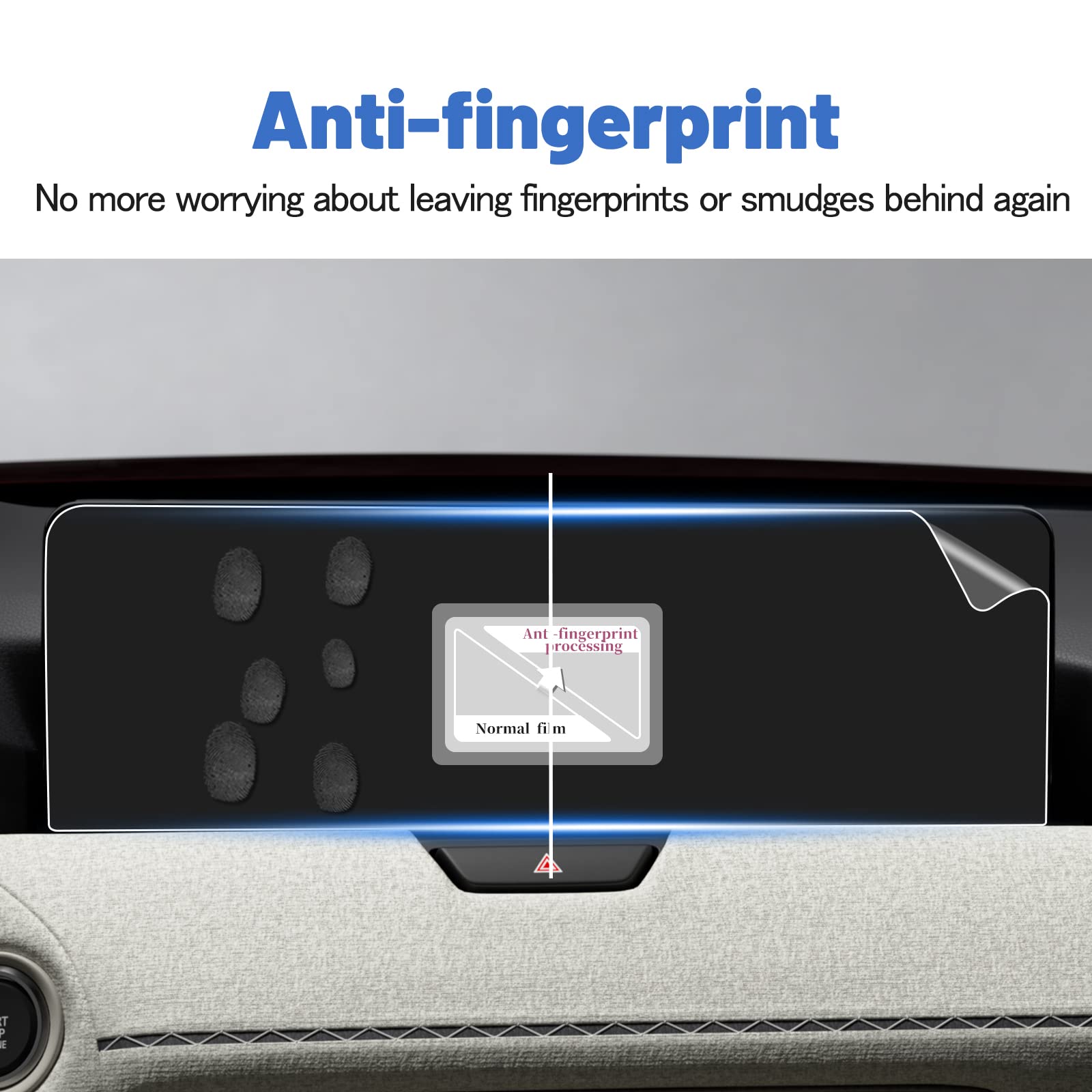 Shaohao For 2024 Mazda Cx 90 Screen Protector 2024 Cx 90 Screen Protector 12.3 In 2024 Mazda Cx 90 (Turbo Premium Plus/Turbo S) & 2024 Cx 90 Phev Premium Plus Touch Screen 12.3' Cx 90 2024 Accessories