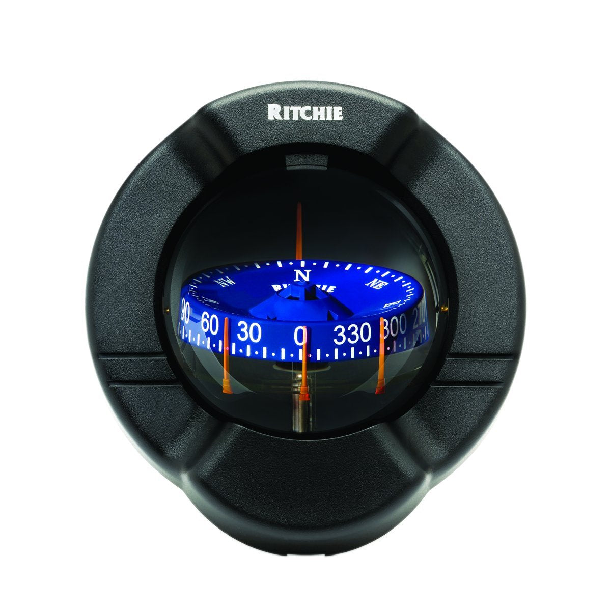 Ritchie Navagation Sr 2 1 Venture Bulkhead Mount Compass Combidial Black