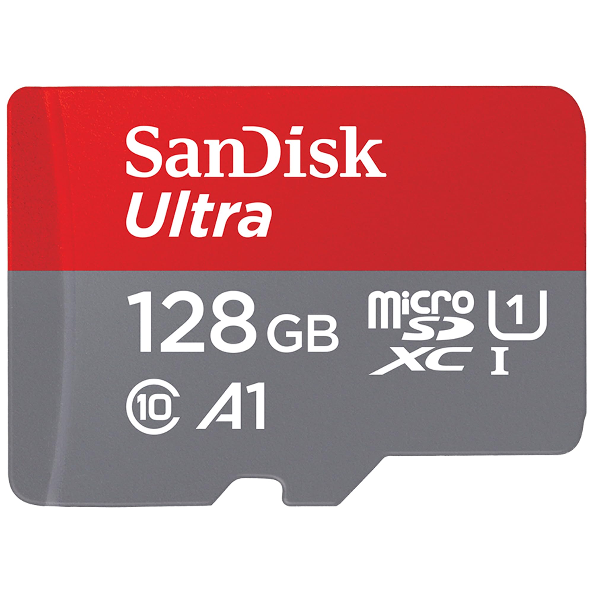 Sandisk 128Gb Ultra Microsdxc Uhs I Memory Card With Adapter   Up To 140Mb/S, C10, U1, Full Hd, A1, Microsd Card   Sdsquab 128G 