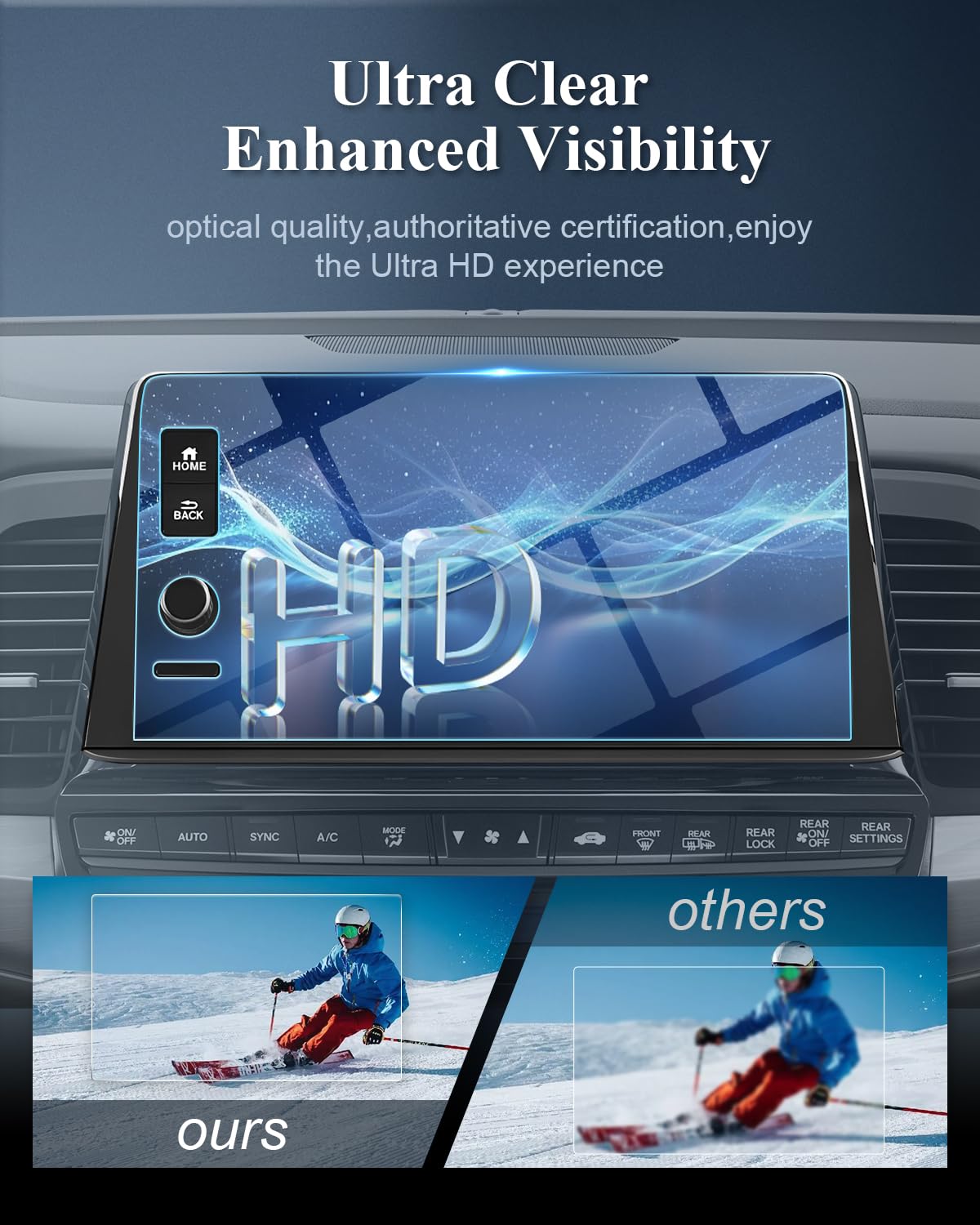 Bibibo 2025 Odyssey Screen Protector For 2025 Honda Odyssey (Ex L/Sport L/Touring/Elite) 9'Display Tempered Glass [Anti Glare& Scratch Ultra Clear] 2025 Honda Odyssey Accessories Radio Screen Odyssey 2025