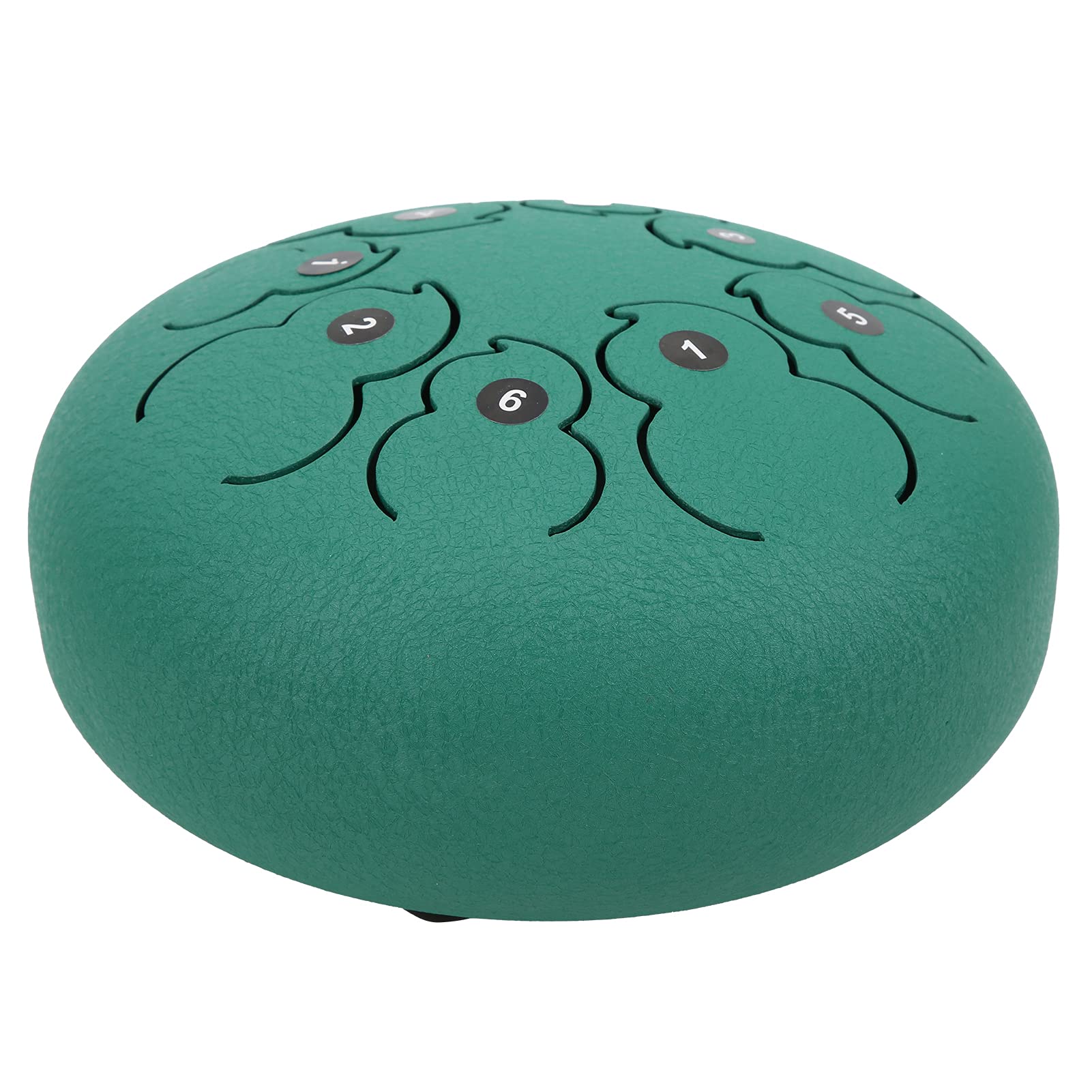 Ethereal Drums, Antiabrasion 8In 8 Tone Soul Purifying Steel Tongue Drum Rustpreventing For Gift For Music Learning(Emerald)