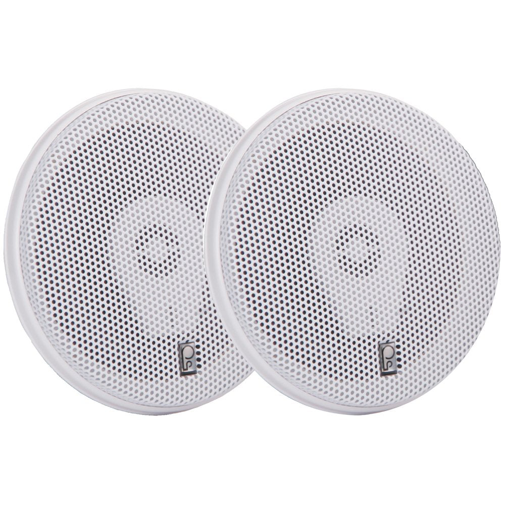 PolyPlanar MA8505W 5 Three-Way Titanium Series Speakers - White