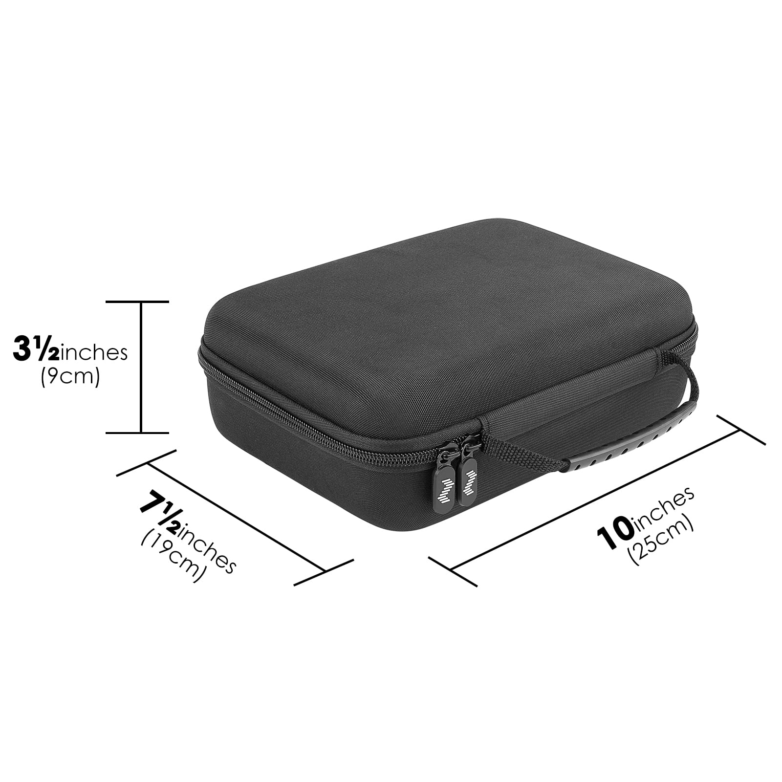 Musiin Premium Velvet Hard Case Compatible With Zoom G1X Four Case B1X A1X Guitar Bass Multi Effects Processor Pedal Cover(Black