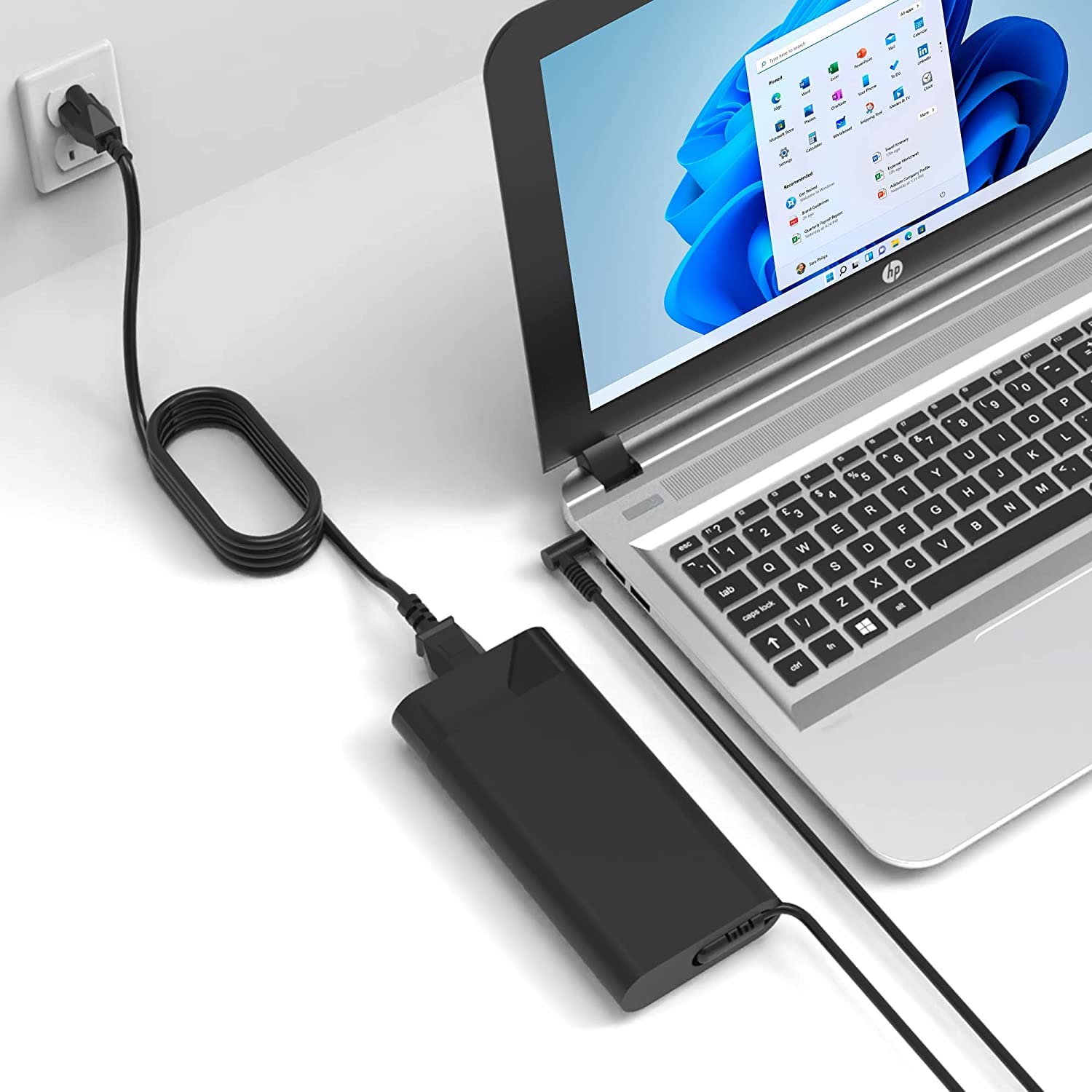 YOBVTBF 135W HP Laptop Charger AC Adapter for Spectre x360, OMEN Pavilion 15/17, Compatible Power Supply Cord, TPN-DA11/TPN-CA