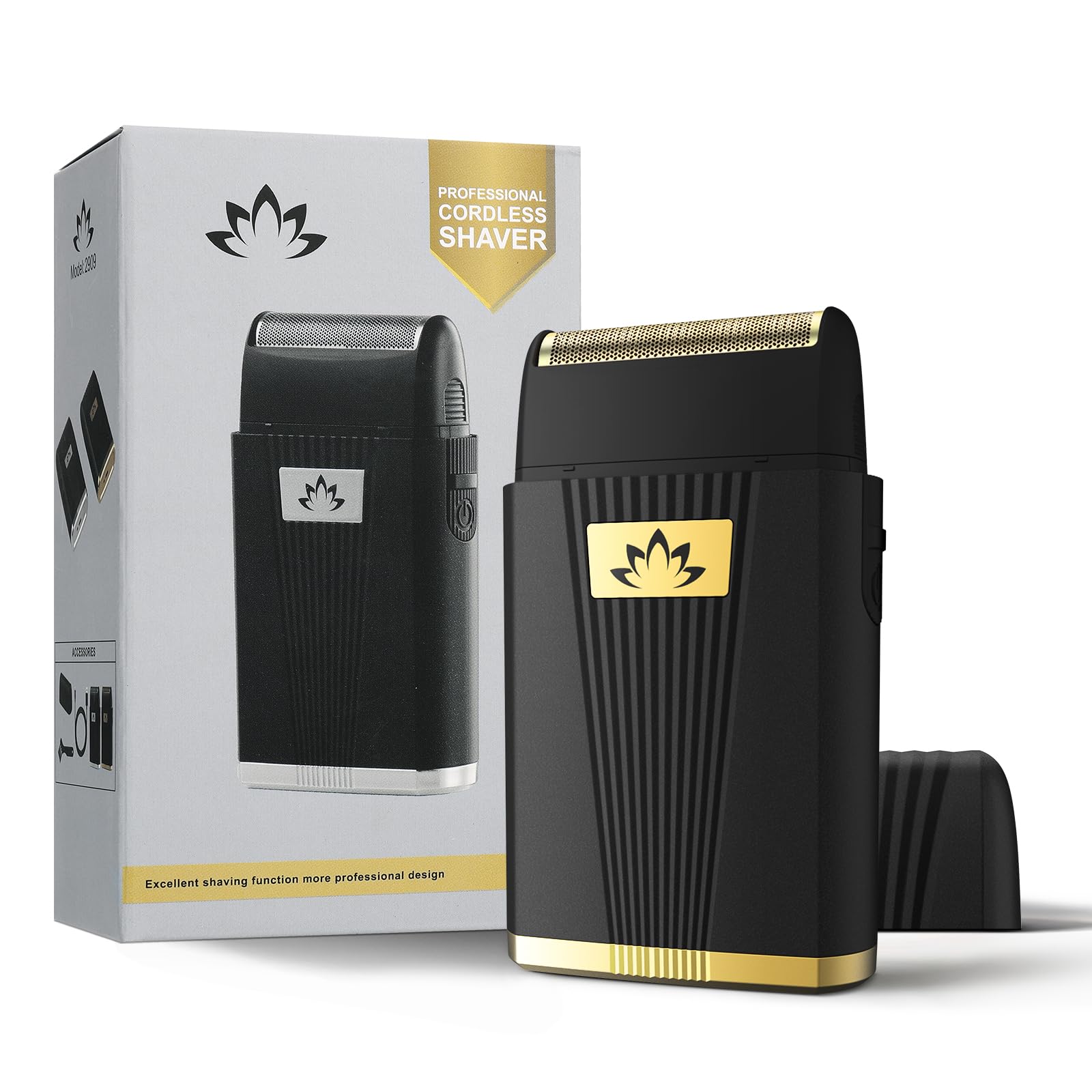 Dumite Foil Bald Shavers for Men, Powerful Motor Electric Razor, Head Shavers, Mens Foil Beard Trimmer, Cordless Rechargeable L