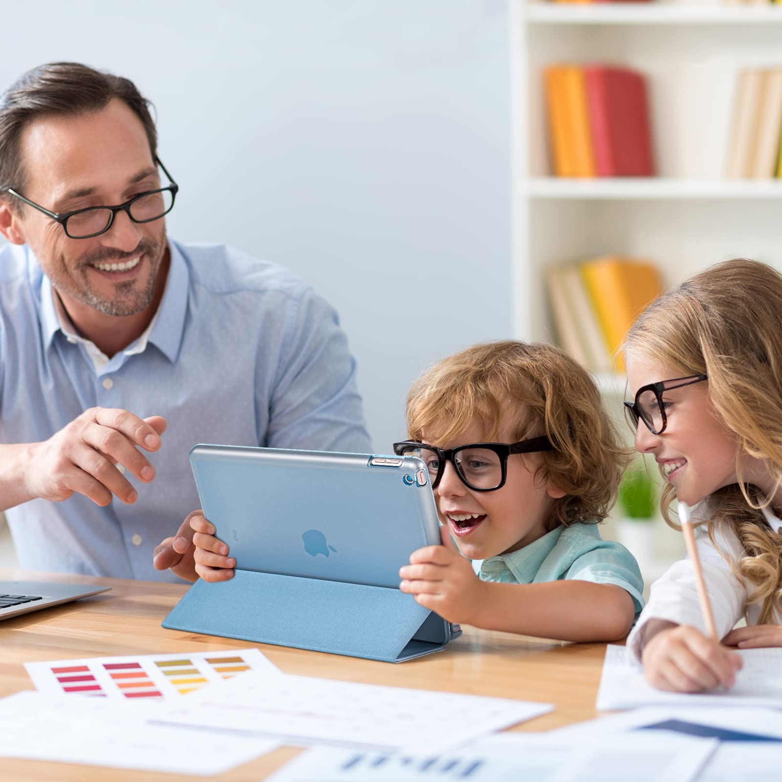 Procase For Ipad 9Th Generation 2021/ Ipad 8Th Generation 2020/ Ipad 7Th Generation 2019 Case, 10.2 Ipad Case Ipad Cover 9Th Generation  Skyblue