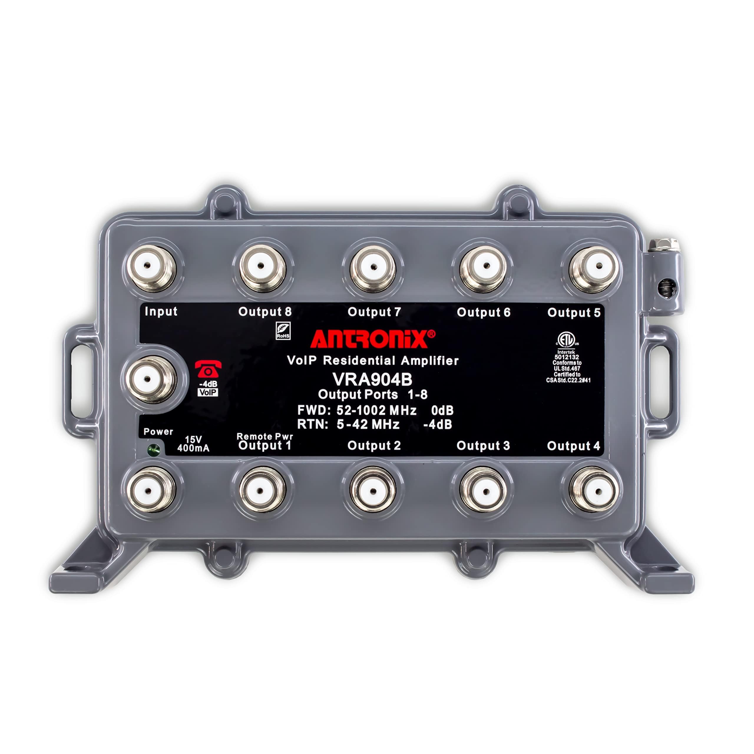 Satellitesale Antronix Vra904B/Acp 75Ohm Voip Integrated Residential Amplifier 8+1P Kit