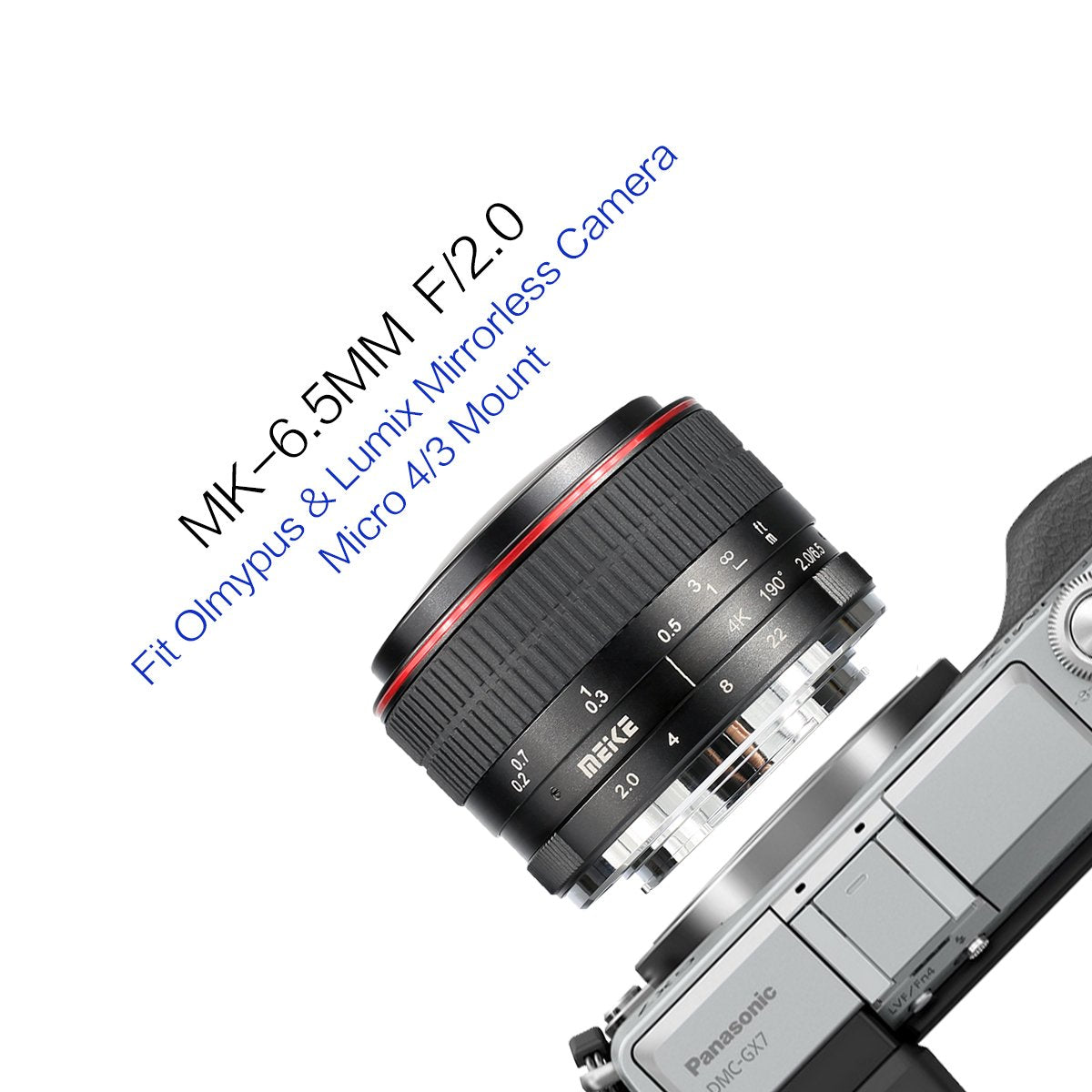 Meike Optics Mk 6.5 Mm F2.0 Fisheye Lens Ultra Wide Angle For Mft