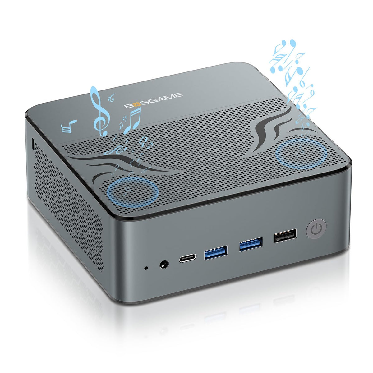Bosgame M1 Mini Gaming Pc, Amd Ryzen 7 7840Hs (Up To 5.1Ghz) 32Gb Ddr5 1Tb Pcie4.0 Ssd Mini Computers, Mini Pc Windows 11 Pro 4K
