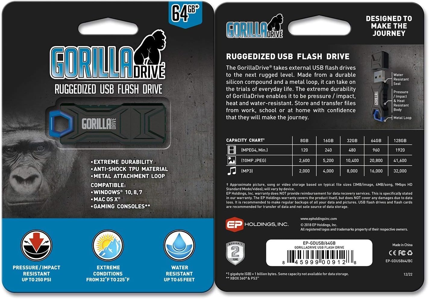 Gorilladrive 64Gb Ruggedized Usb Flash Drive