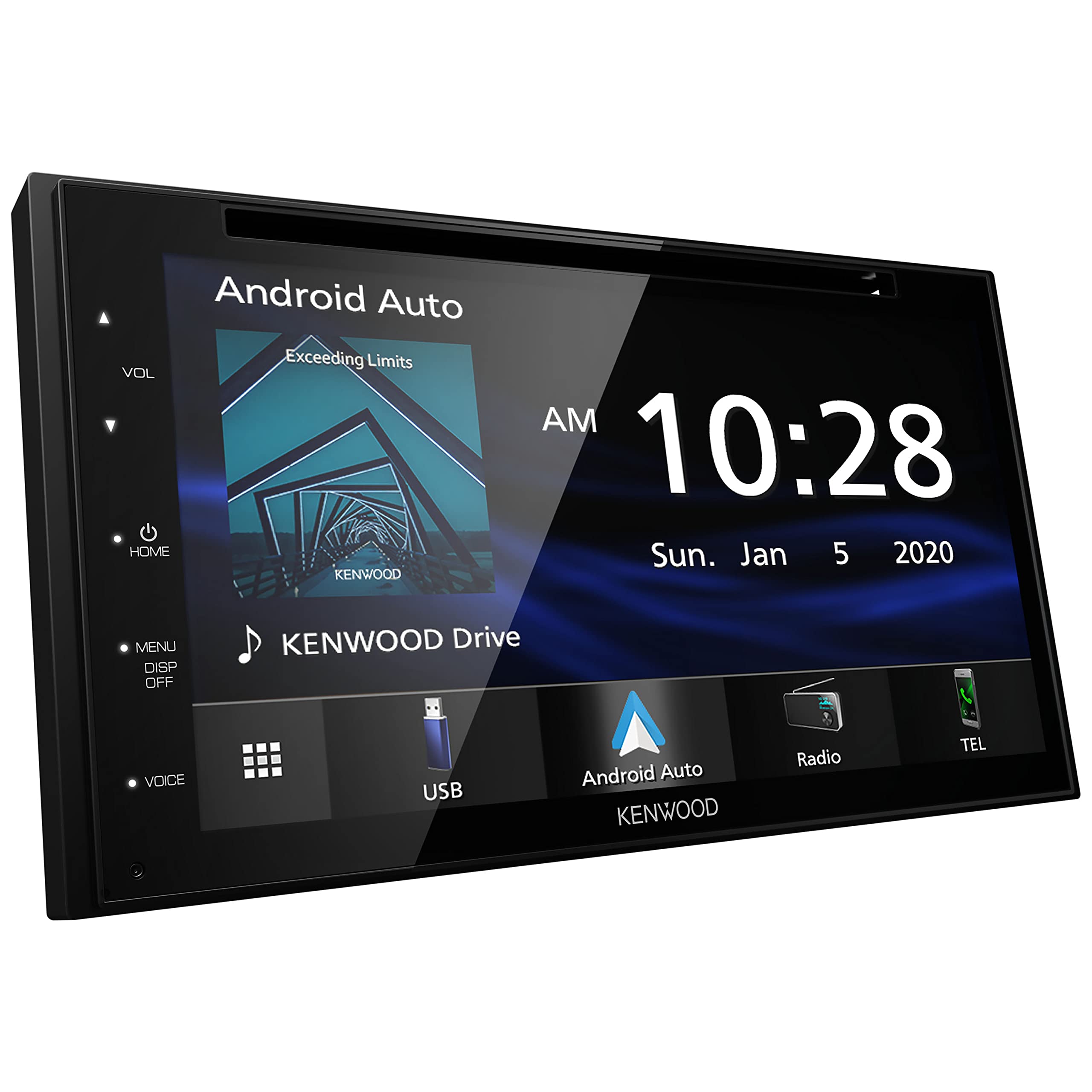 Kenwood Ddx5707S Double Din Dvd Car Stereo With Apple Carplay And Android Auto, 6.8 Inch Touchscreen, Bluetooth, Backup Camera I