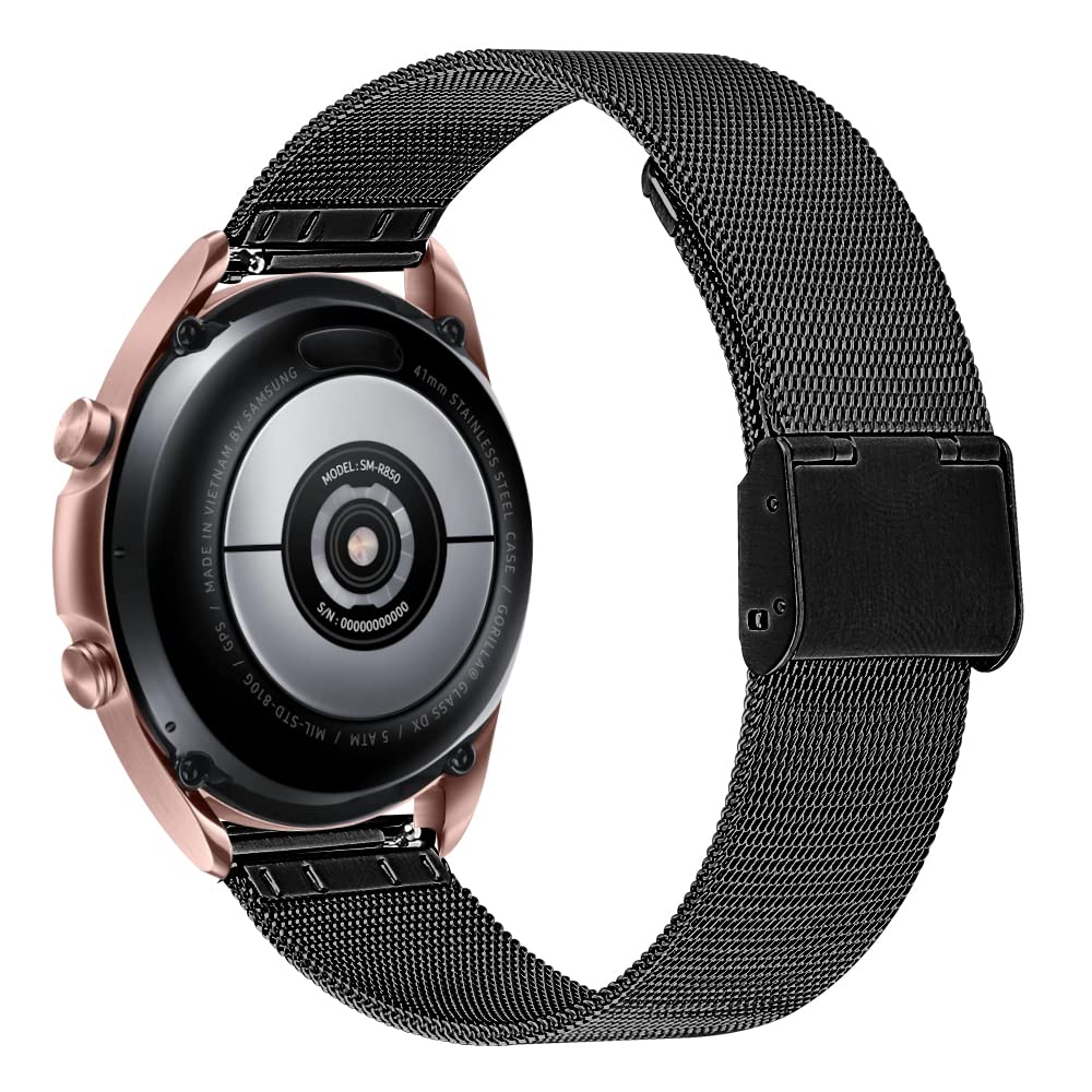 Ecsem Band Compatible With Amazfit Gtr 3Gtr 3 Progtr 2,Huawei Watch Gt 3 46Mmwatch Gt 2 Pro For Women Men Mesh Stainless Steel R