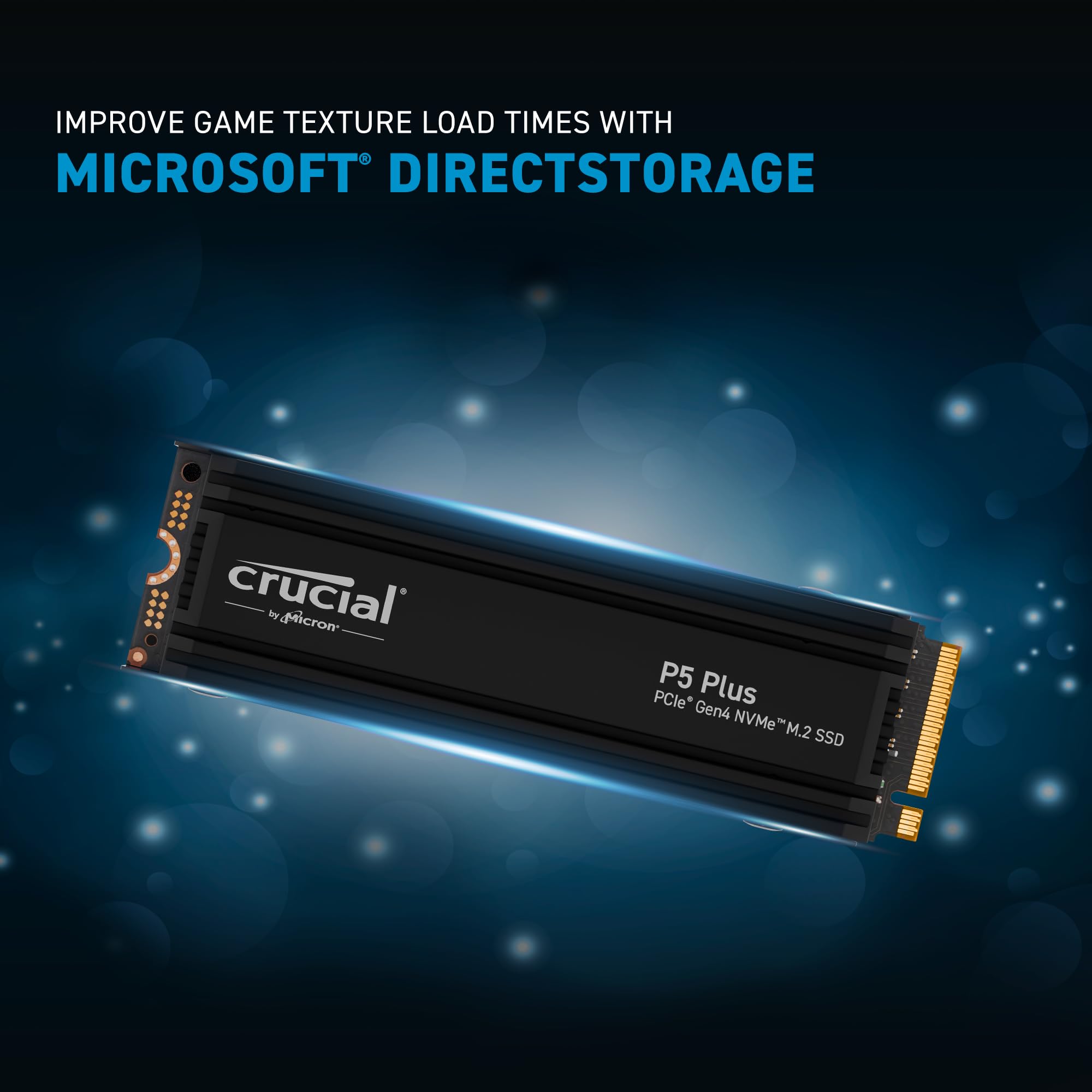 Crucial P5 Plus 2Tb Gen4 Nvme M.2 Ssd Internal Gaming Ssd With Heatsink, Compatible With Playstation 5(Ps5) - Up To 6600Mb/S - C