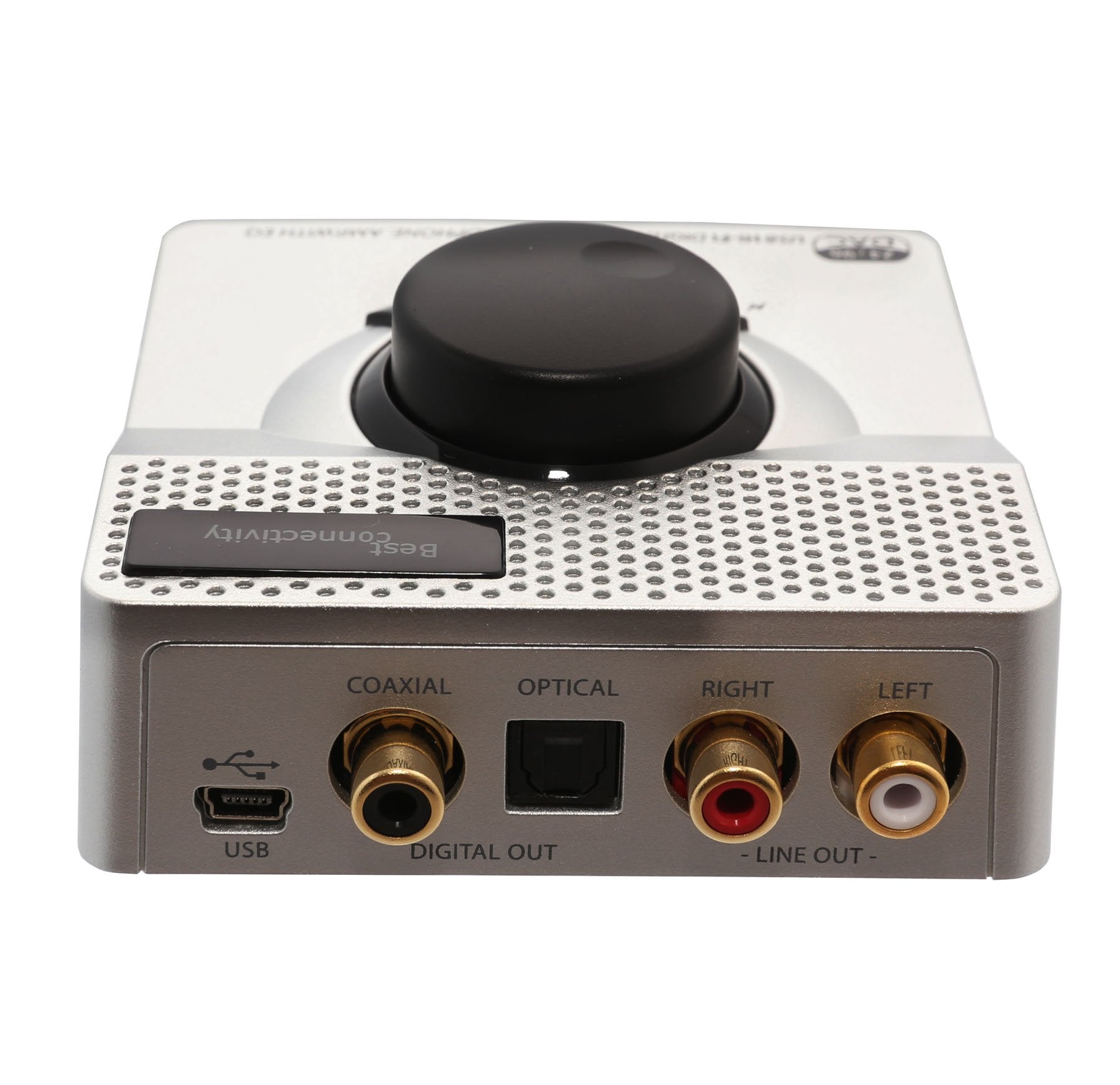 Syba Usb 24 Bit 96 Khz Dac Digital To Analog Headphone Amplifier 2 Stage Eq Digital/Coaxial Output And Rca Output (Sd-Dac63118)