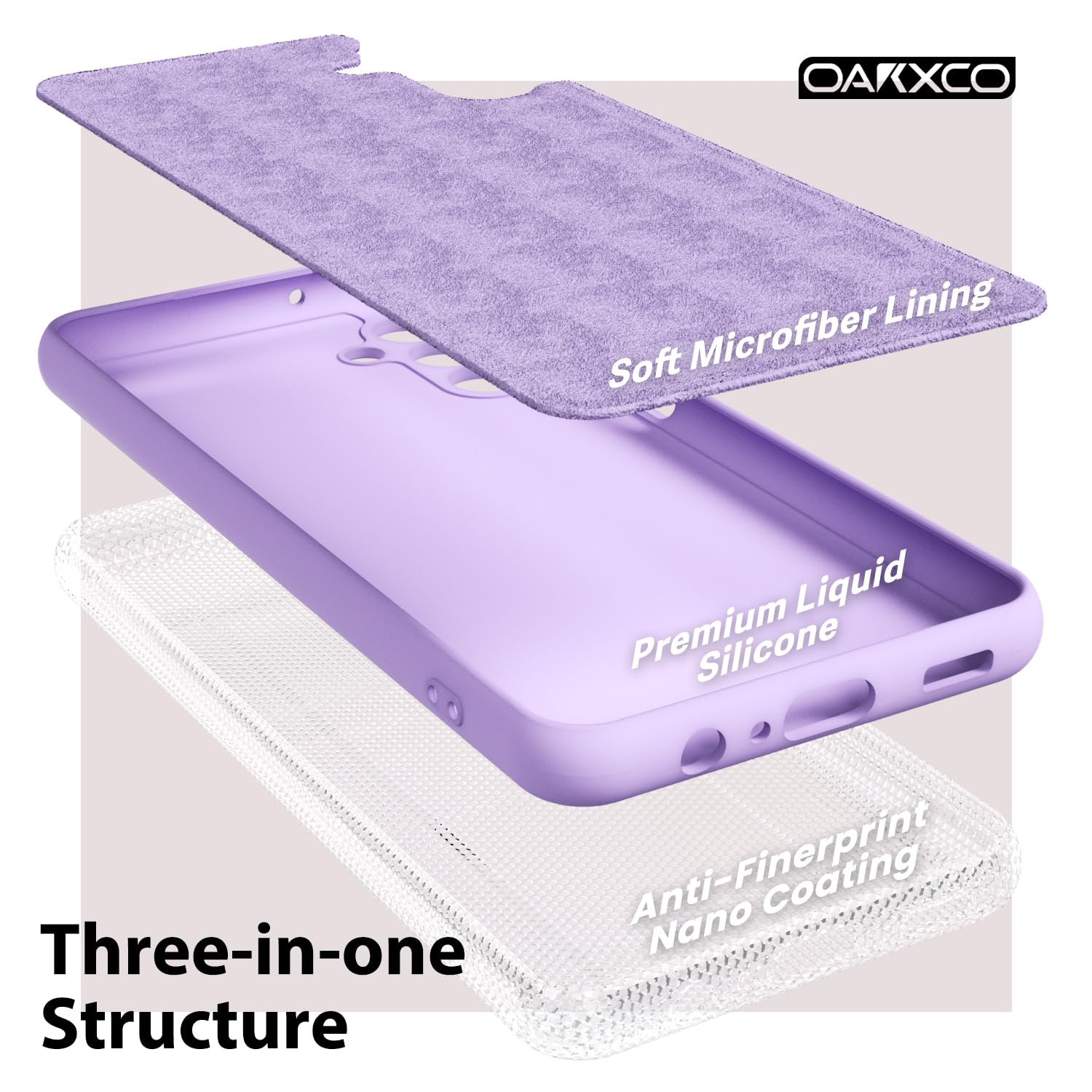 Oakxco For Samsung Galaxy A13 5G Phone Case/A04S Phone Case Liquid Silicone, Soft Rubber Tpu Plain Smooth Gel Cover For Women Gi