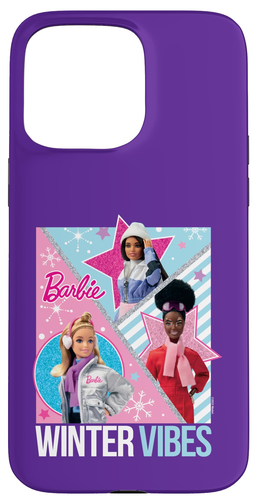 Iphone 15 Pro Max Barbie   Winter Vibes Case