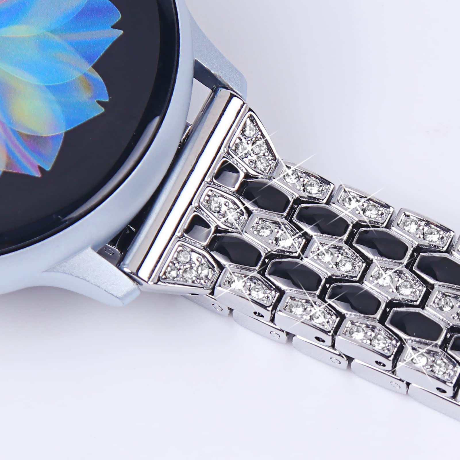 Joyozy Women Girls Stylish Bands Compatible With Samsung Watch 6/5/4 Galaxy Watch Active 40Mm/Active2 40Mm 44Mm/Watch 5 Pro,20Mm