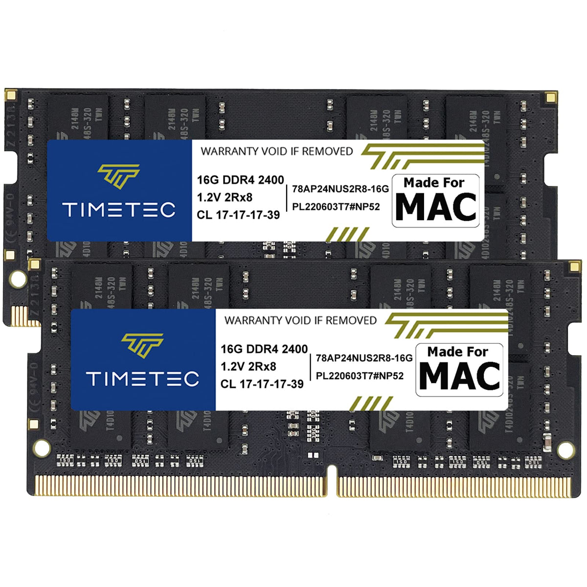 Timetec 32Gb Kit(2X16Gb) Compatible For Apple 2017 Imac (27-Inch W/Retina 5K, 21.5-Inch W/Retina 4K / Non-Retina 4K) Ddr4 2400Mhz Pc4-19200 Sodimm Mac Ram Upgrade For Imac 18,1 / Imac 18,2 / Imac 18,3