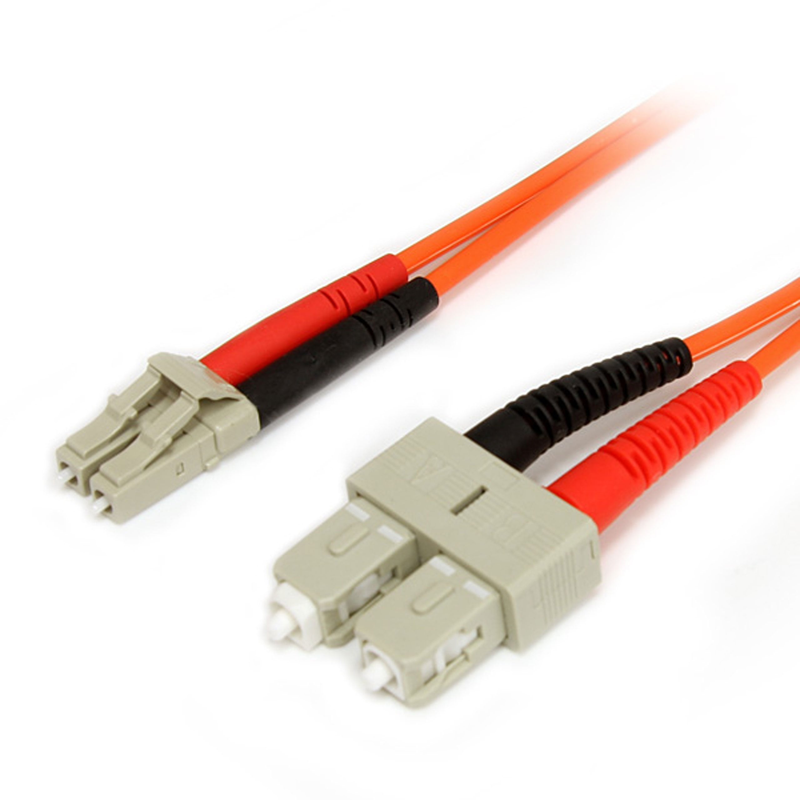 Startech.Com 3M Fiber Optic Cable   Multimode Duplex 62.5/125   Lszh   Lc/Sc   Om1   Lc To Sc Fiber Patch Cable (Fiblcsc3)