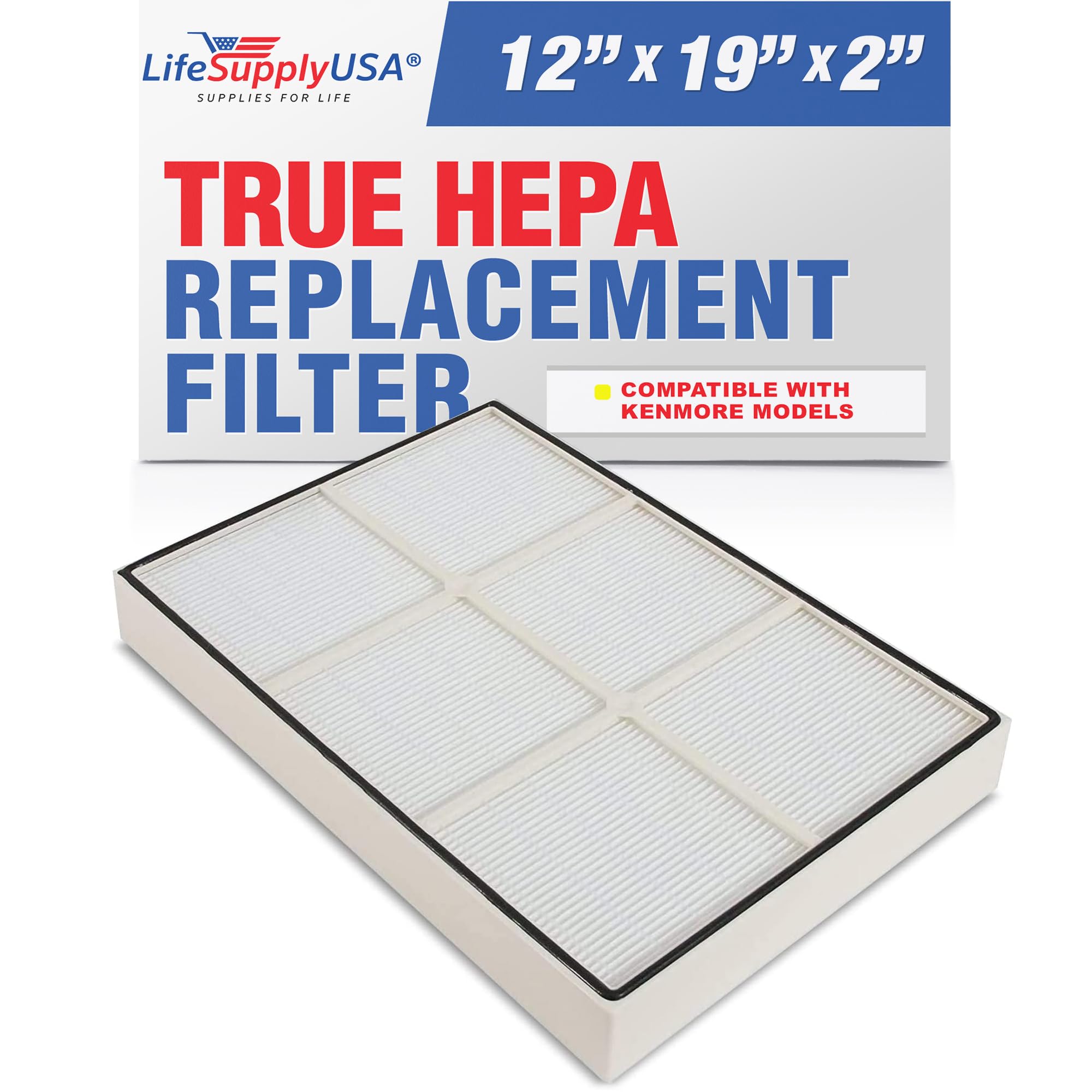 Lifesupplyusa True Hepa Replacement Filter Compatible With Sears Kenmore 83375, 83376, 83200, 83202 (Progressive 335), 83230, 83
