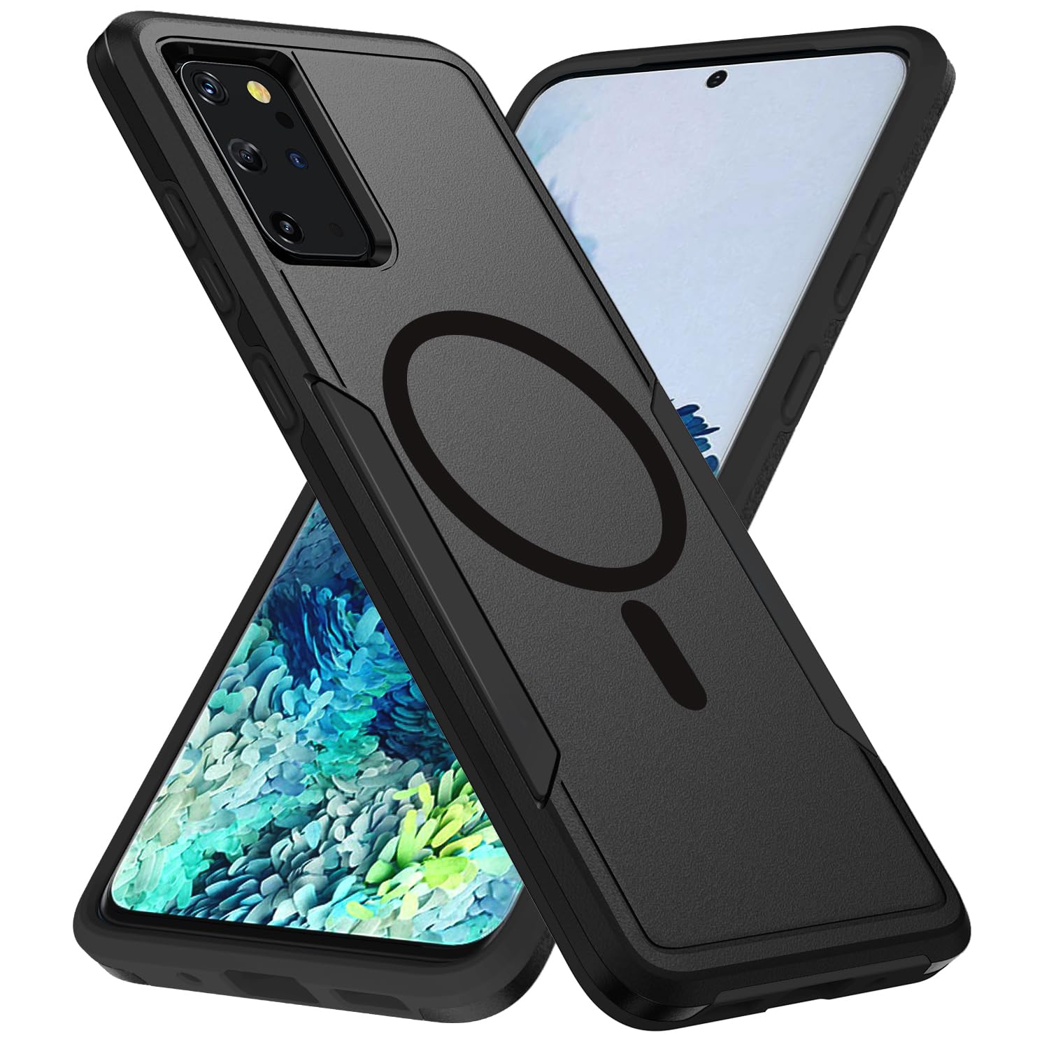 Teayoha for Samsung Galaxy S20 Plus Case,[Compatible with Magsafe] [Military Grade Drop Tested] Shockproof Magnetic Tough Rugged