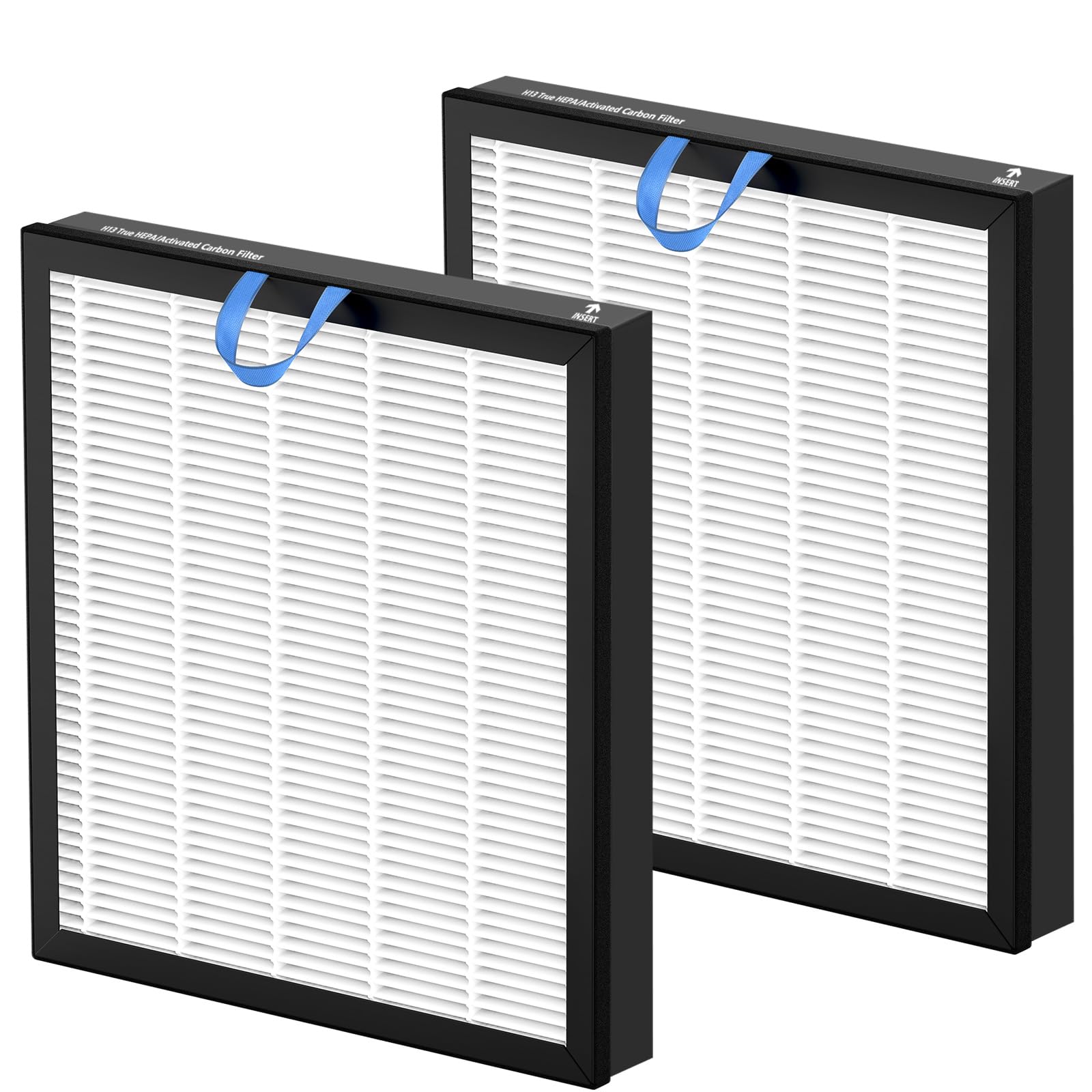 2 Pack Vital 100S Replacement Filter Compatible With Levoit Vital 100S Air Purifie R, 3 In 1 H13 Grade True Hepa, High Efficienc
