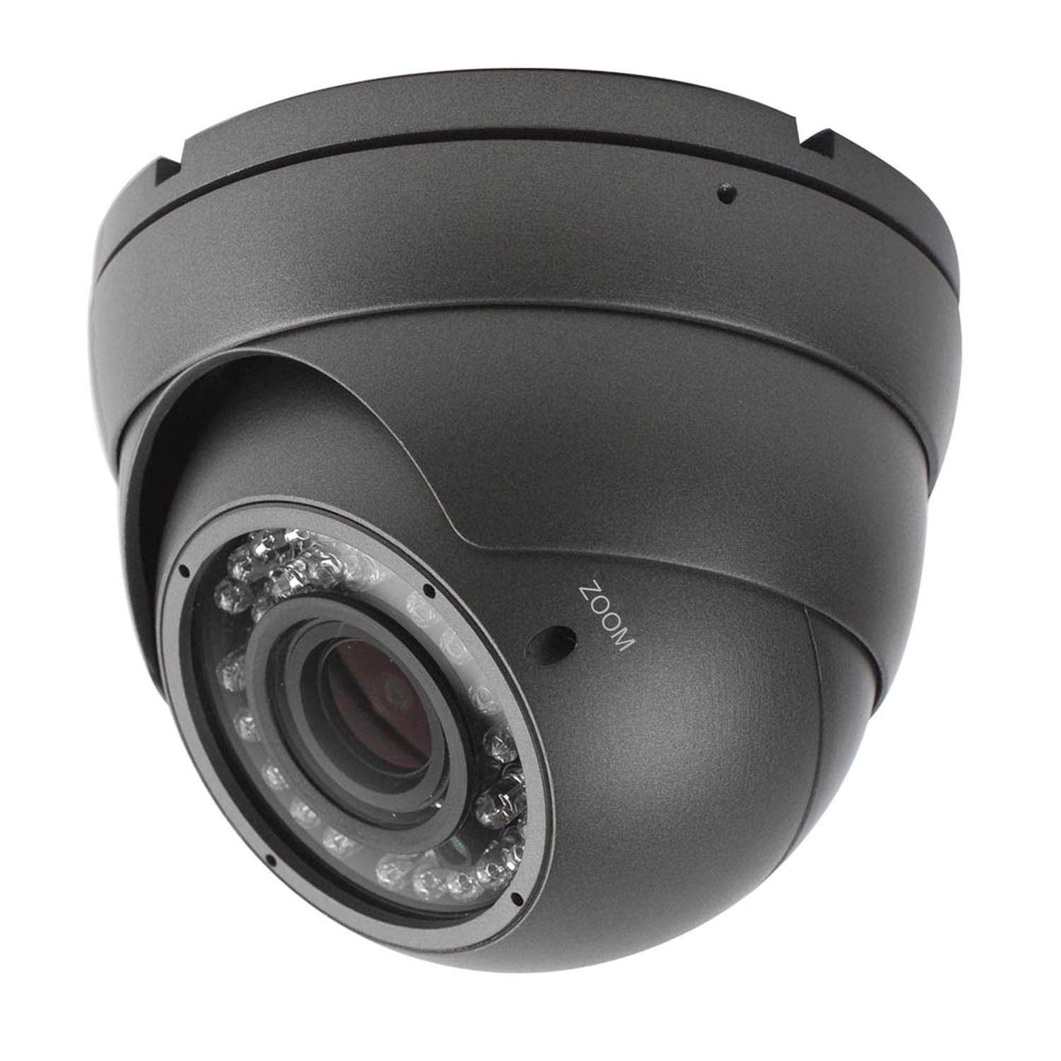 Analog Cctv Camera Hd 1080P 4 In 1 (Tvi/Ahd/Cvi/Cvbs) Security Dome Camera Outdoor, 2.8Mm 12Mm Manual Focus/Zoom Varifocal Lens,