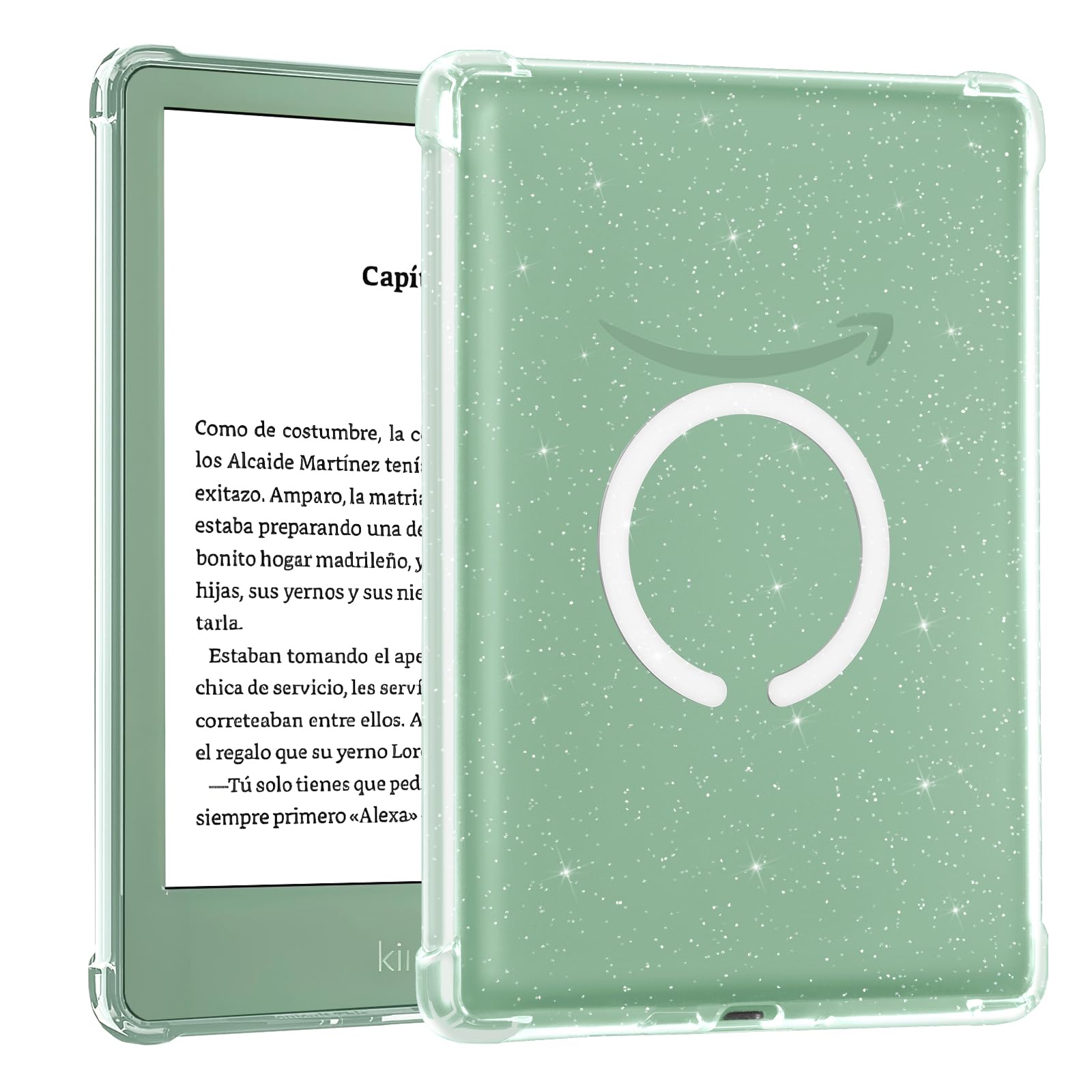 iDLEHANDS Clear Case for 6 Kindle 2024 and 2022 (11 Generation) - Ultra-Slim Soft TPU Transparent Cover, Lightweight & Durable P