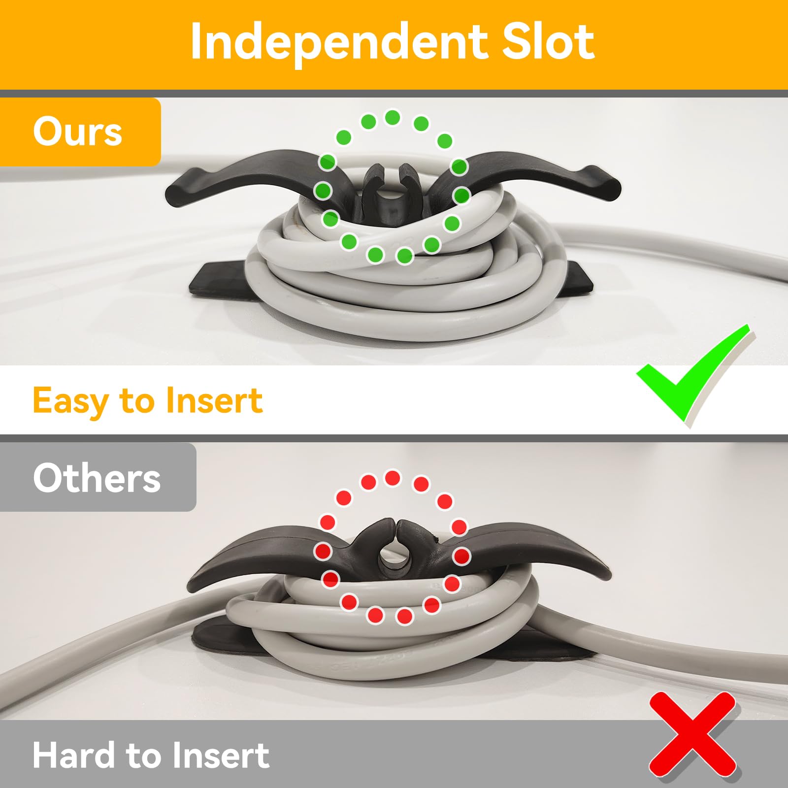 Daisyhome Cord Organizer For Kitchen Appliances 12 Pack, Appliance Cord Organizer Stick On, Small Kitchen Appliances Cord Keeper