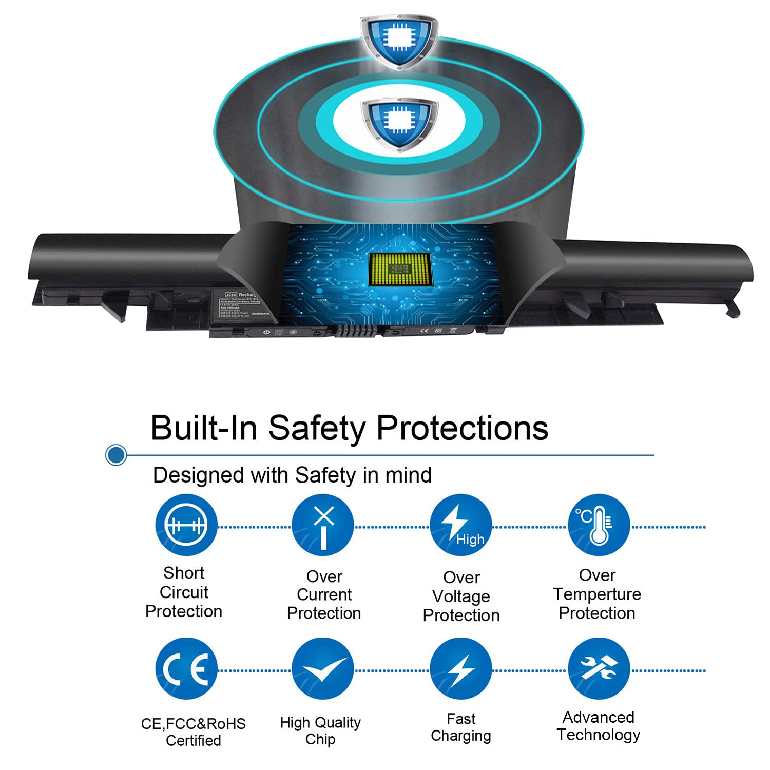 919700 850 Jc03 Jc04 Battery For Hp Spare 919701 850 Hstnn Lb7V 15 Bs0Xx 15 Bw0Xx 17 Bs0Xxx 15 Bs1Xx 17 Ak0Xx 15 Bs015Dx 15 Bs11