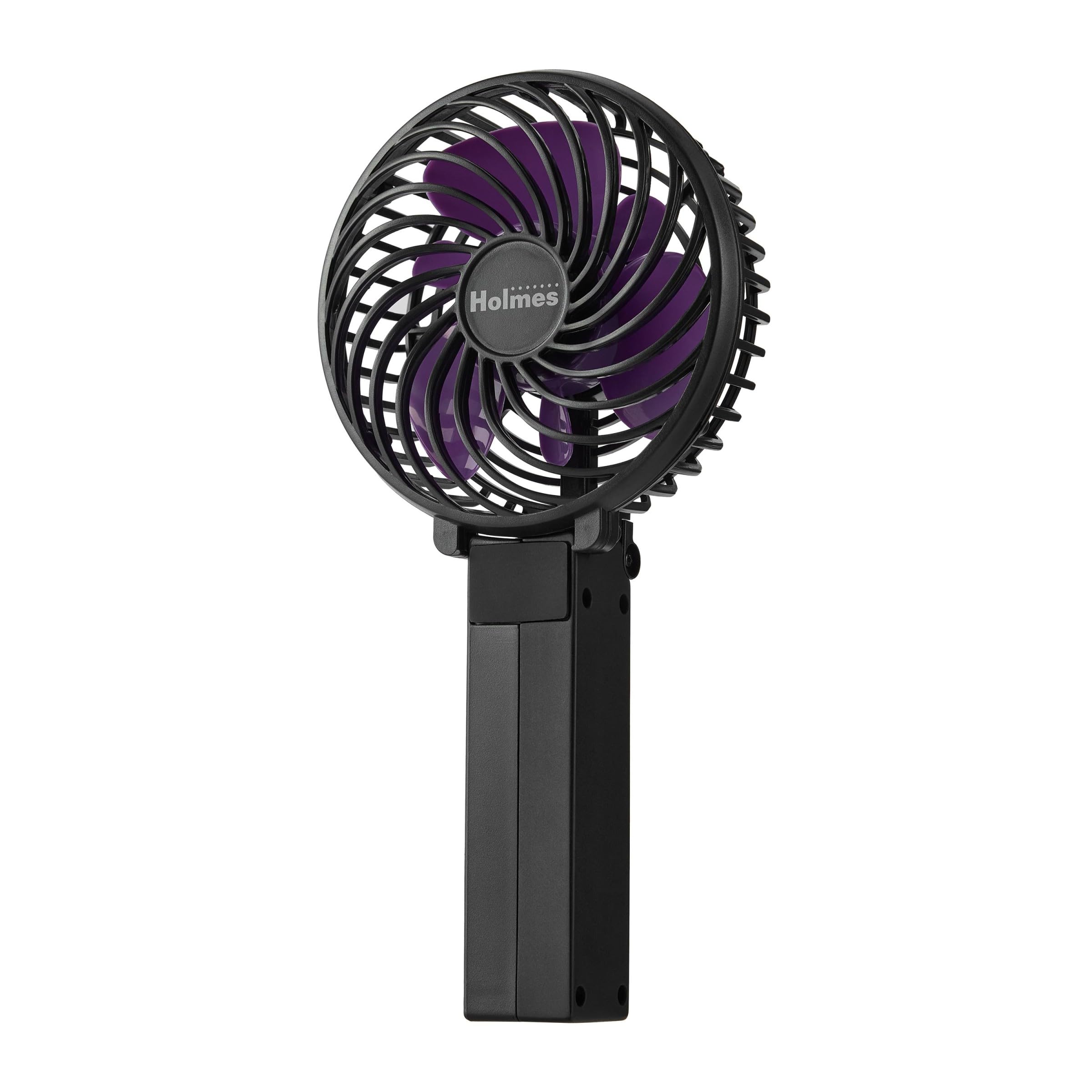 Holmes 4 Portable Handheld Fan - 3 Speeds, Rechargeable, USB-C, 180 Adjustable, Lightweight, Compact, for Home, Office, Travel -