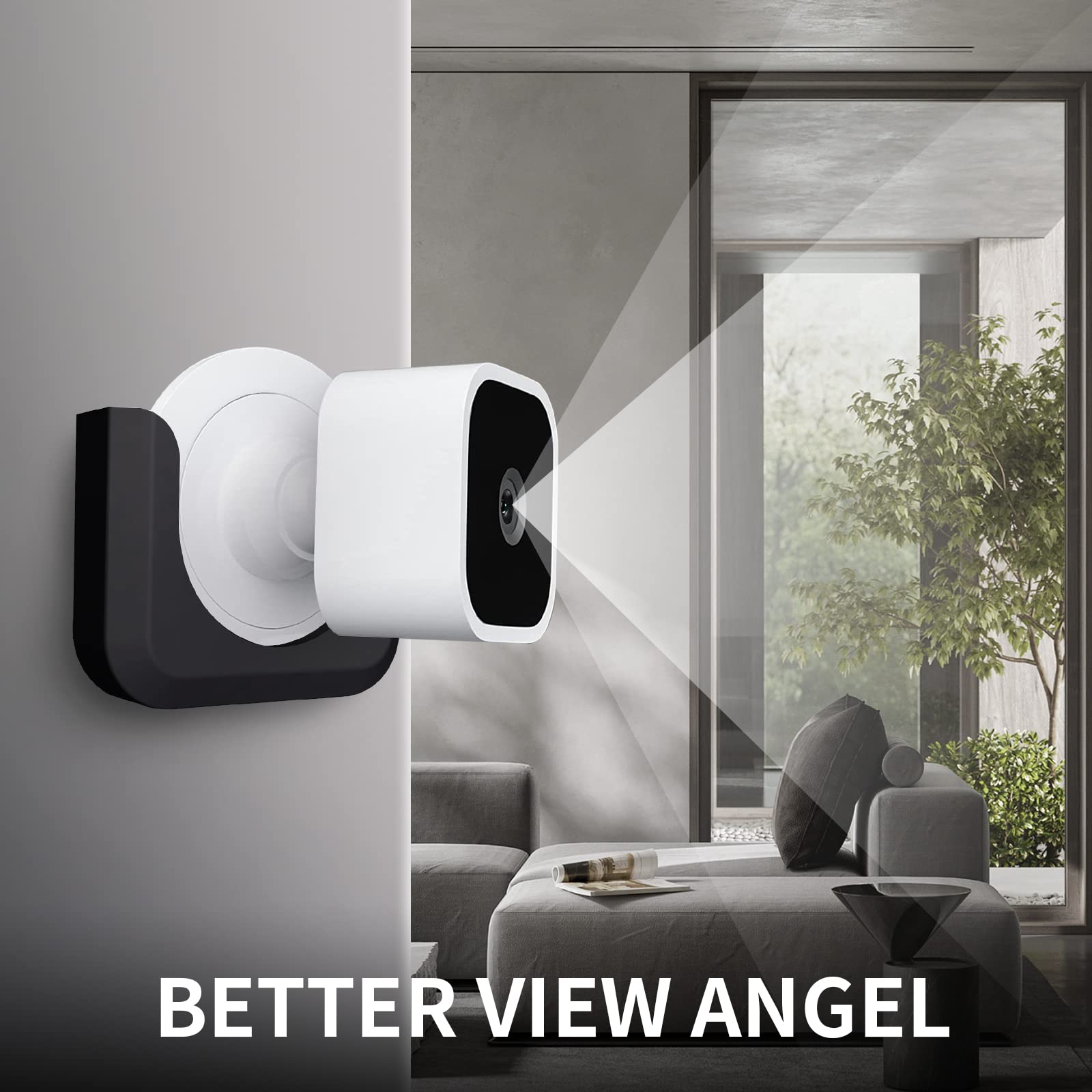 Blink Mini Camera Adhesive Wall Mount Bracket, Strong Adhesive Durable Camera Mount Stand For Blink Mini Indoor Camera, No Drill