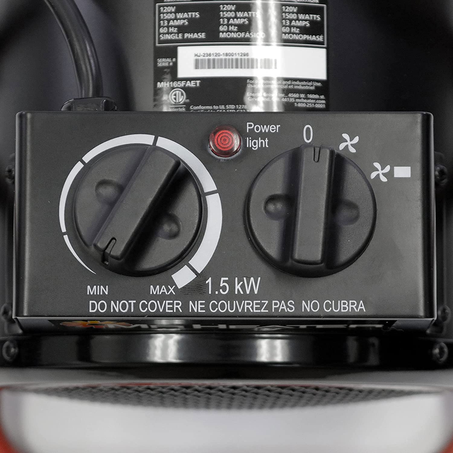 Mr. Heater F236120 Mh165Faet 1.5 Kw Forced Air Electric Heater