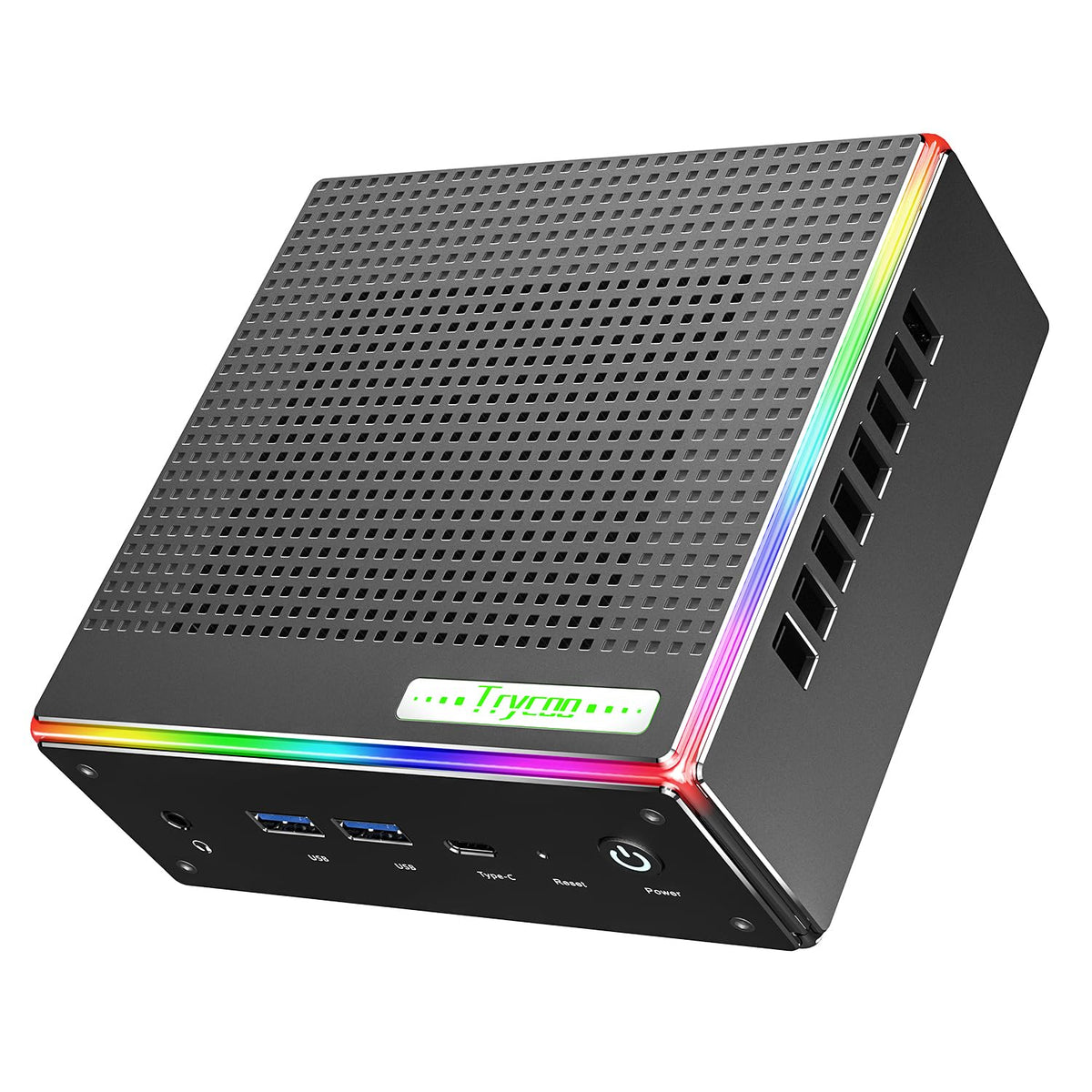 Trycoo Ha 4 Mini Pc, Amd Ryzen 7 7840Hs(5.1Ghz) 8C/16T Mini Computer,32Gb Ddr5 Ram 1Tb Nvme Ssd,Wifi 6/Bt 5.2/Hd/Dp/Full Functio
