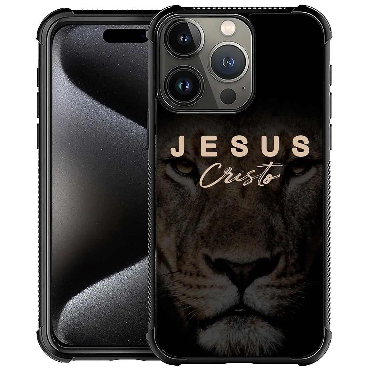 Deaorew for iPhone 16 Pro Max Case | Classic Slim Cover Design | Jesus Lion
