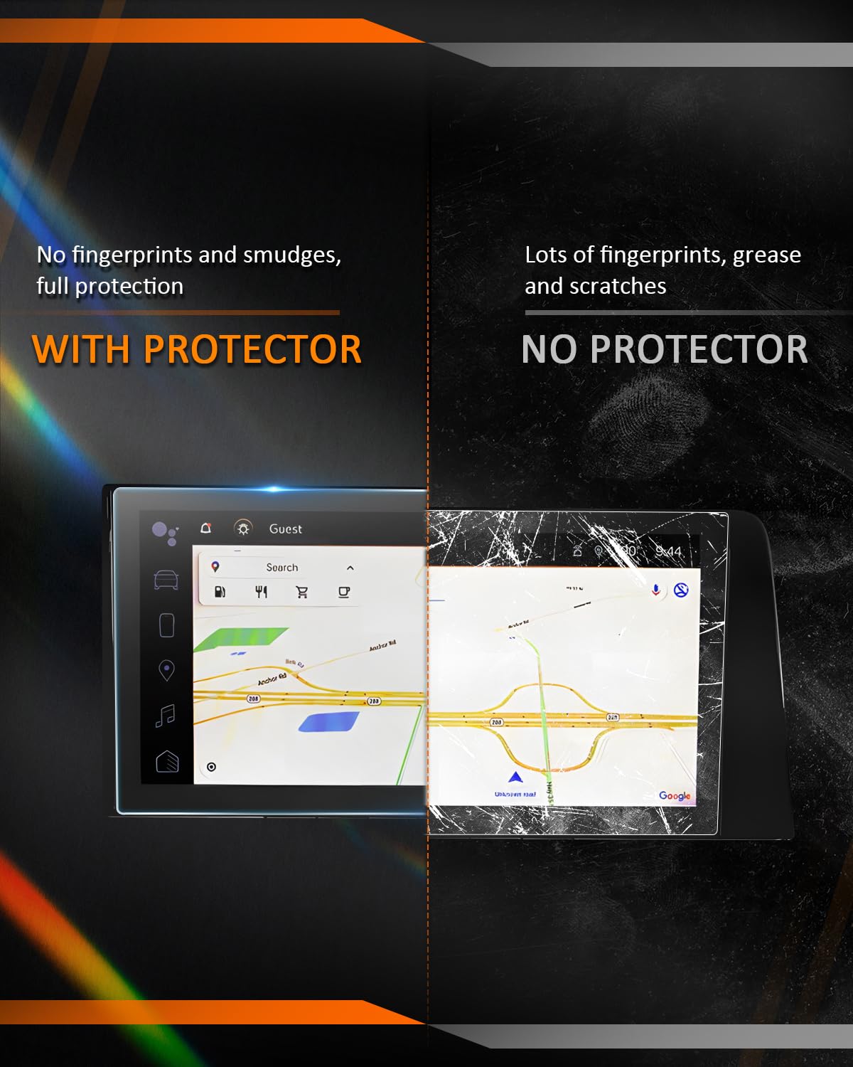 2 Pack Anti Reflection Screen Protector For 2023 2024 2025 Chevy Colorado Accessories 11.3' Ultra Clear Ar Screen Cover For Chevrolet Colorado Wt/Lt/Trail Boss