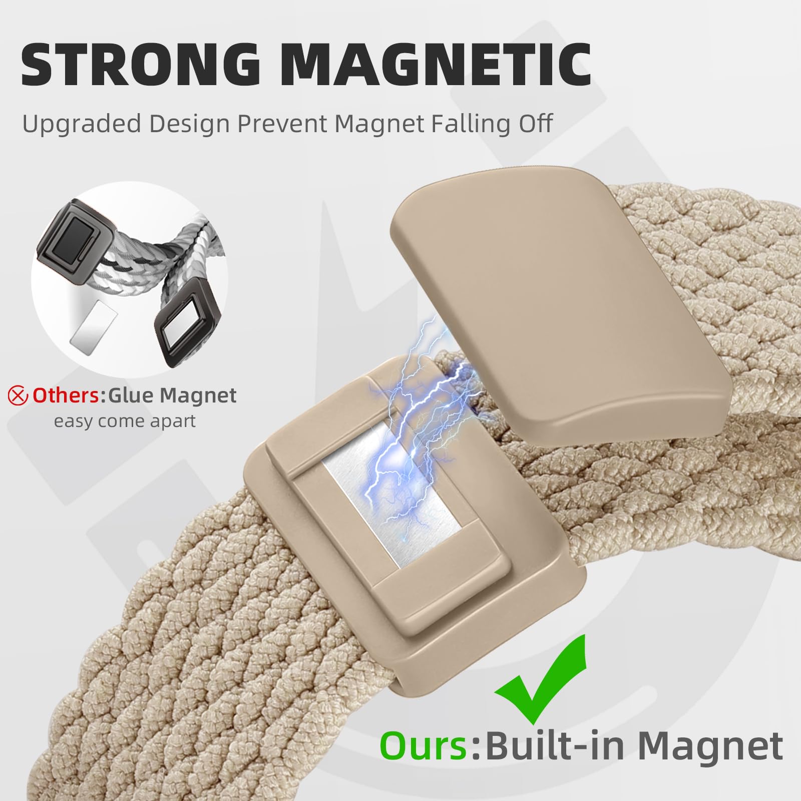 Haveda Braided Band Compatible With Apple Watch Bands 41Mm 40Mm 38Mm 44Mm 45Mm 46Mm 49Mm 42Mm Women Men, Soft Elastic Nylon Smar