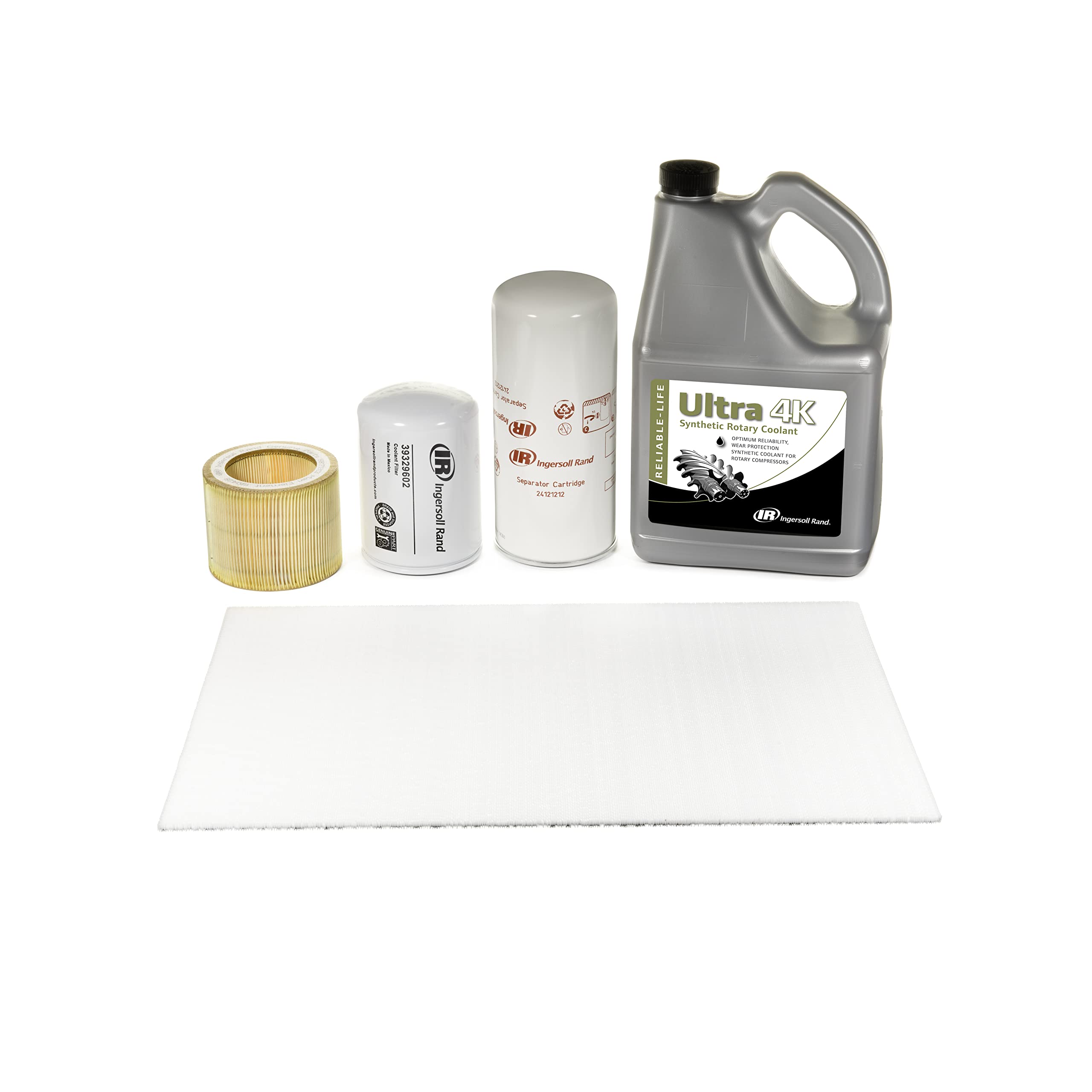 Ingersoll Rand 47739362001 OEM Maintenance Kit for R Series 4-11i Compressor with Ultra 4K Lubricant