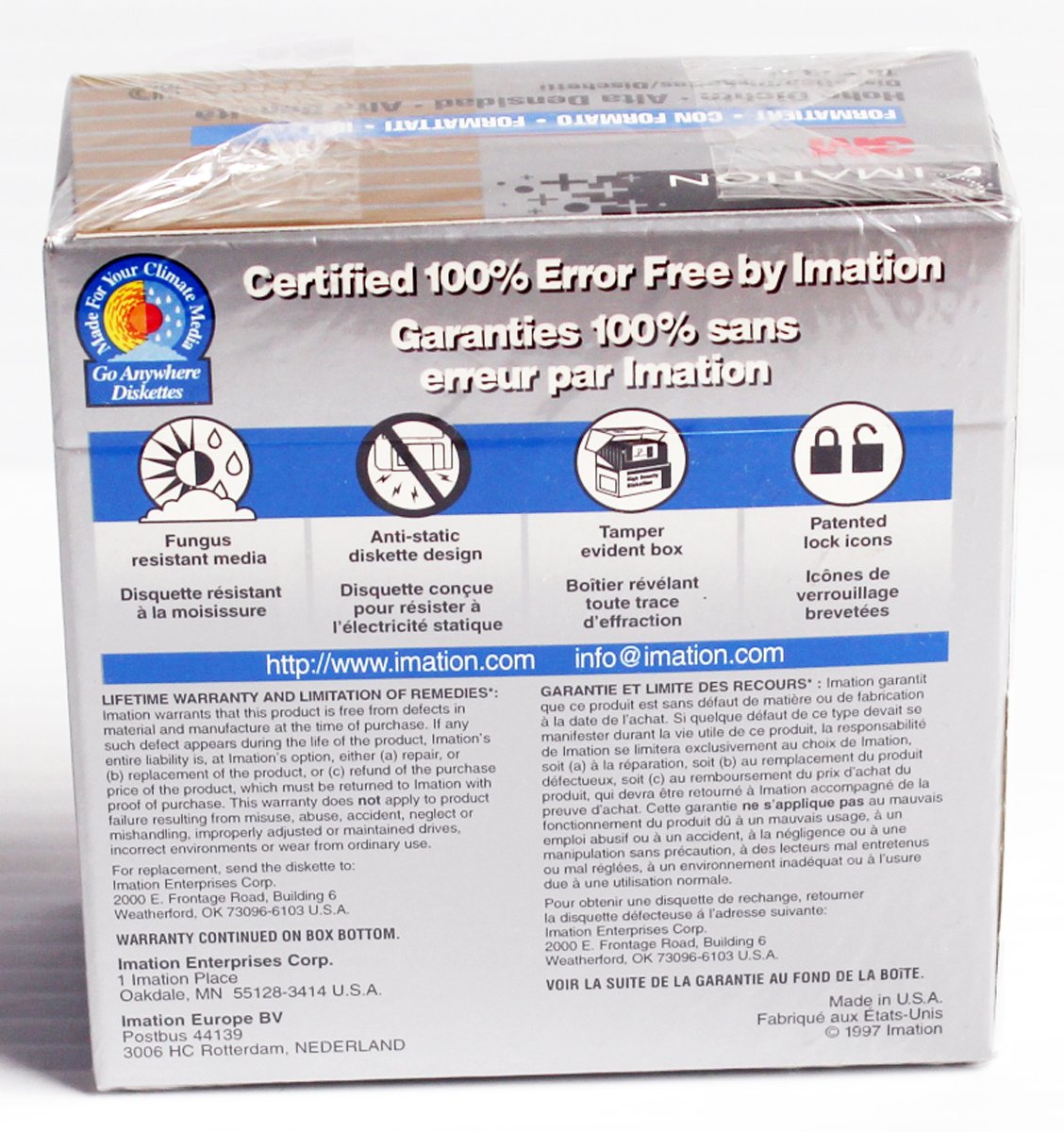 Imation 3.5'' Diskettes