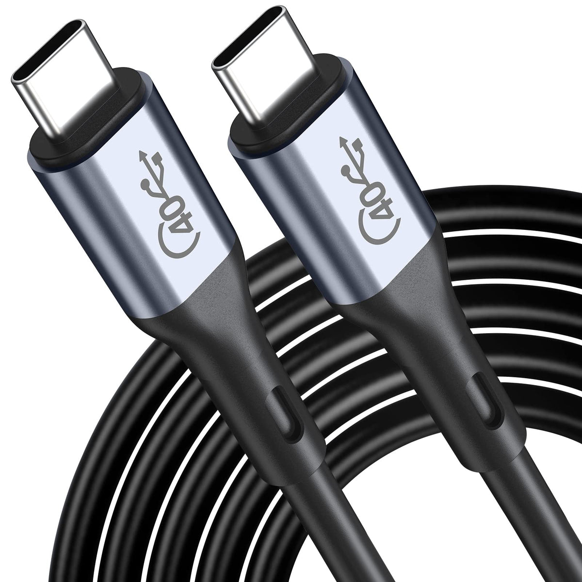 Yaomaisi Thunderbolt 4 Cable?Usb-If Certified? 1.5M/4.9Ft Usb4 Cable,40Gbps Data Transfer & 100W Pd Charging, 8K@60Hz Or Dual 4K