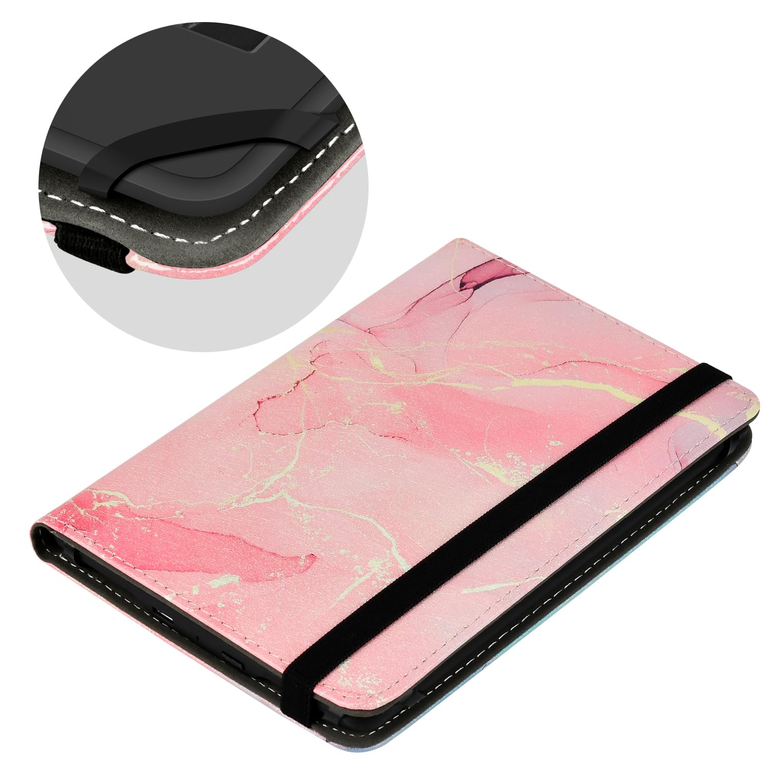 Generic Dafong Universal Case For 6 Ereaders Tablet, Lightweight Pu Leather Cover With Hand Strap For 6 Inch, Kobo/Voyaga/Sony/T