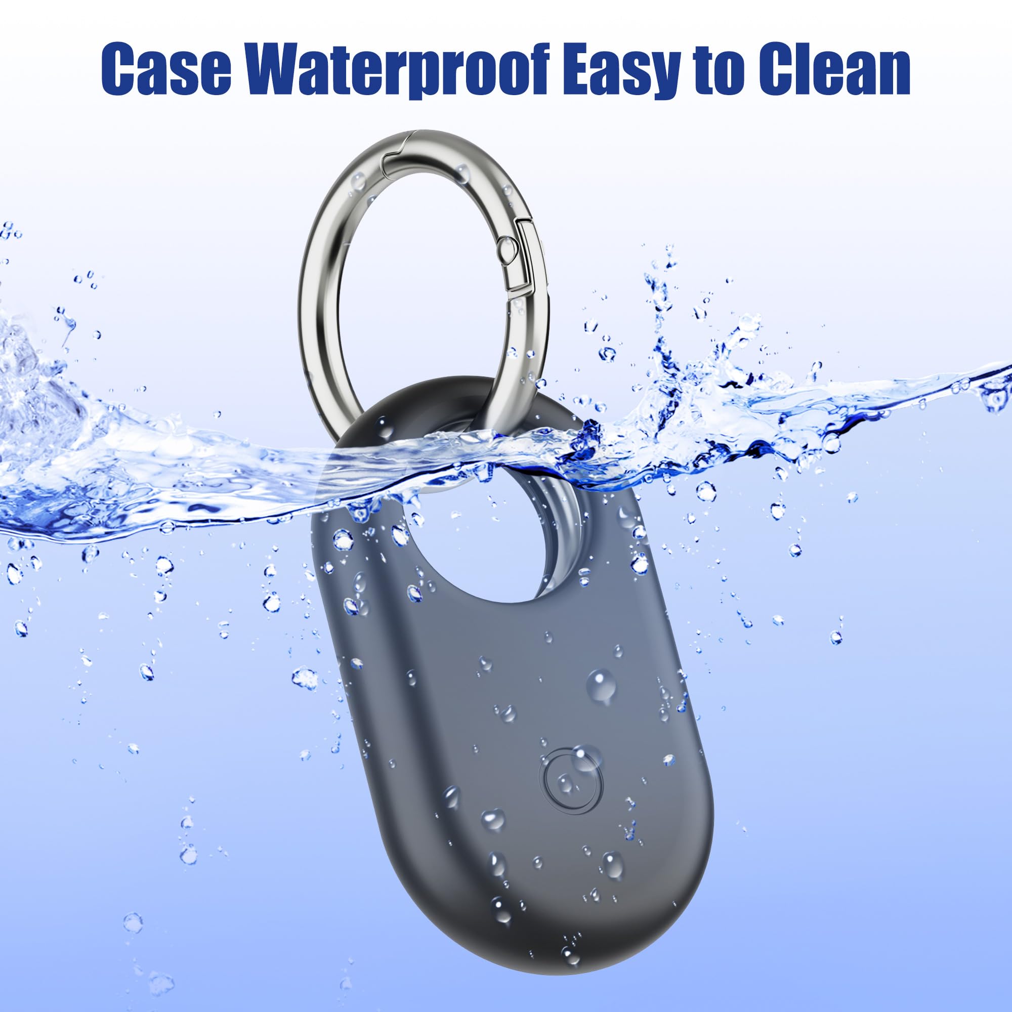 Spomox [4 Pack] Silicone Case For Samsung Smarttag2 With Galaxy Smart Tag 2 Keychain   Full Body Shockproof, Anti Scratch Cover