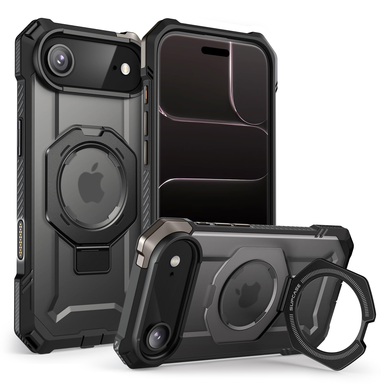 SUPCASE for iPhone Air Case with Kickstand (Unicorn Beetle Grip), [Camera Control Cover] [Compatible with MagSafe] [Military-Gra