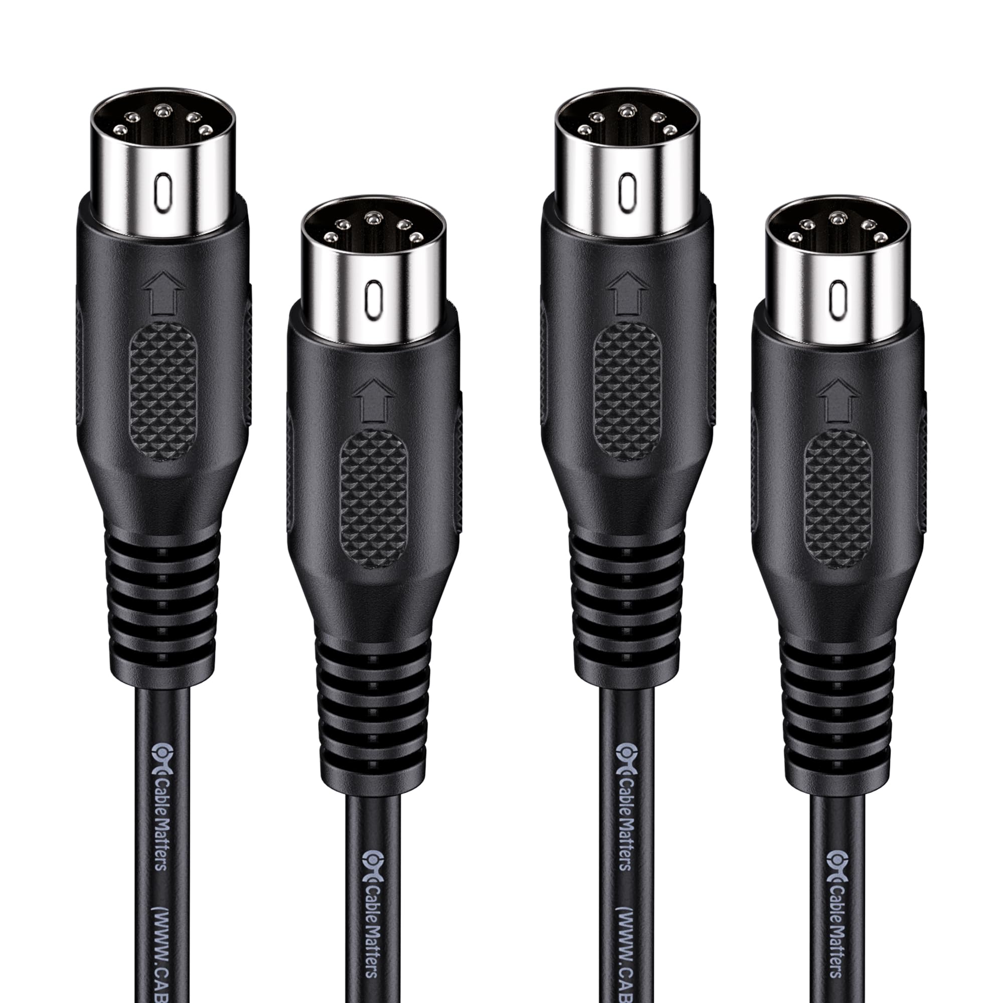 Cable Matters 2 Pack 5 Pin Din Midi Cable, 5 Pin Midi Cable   10 Feet