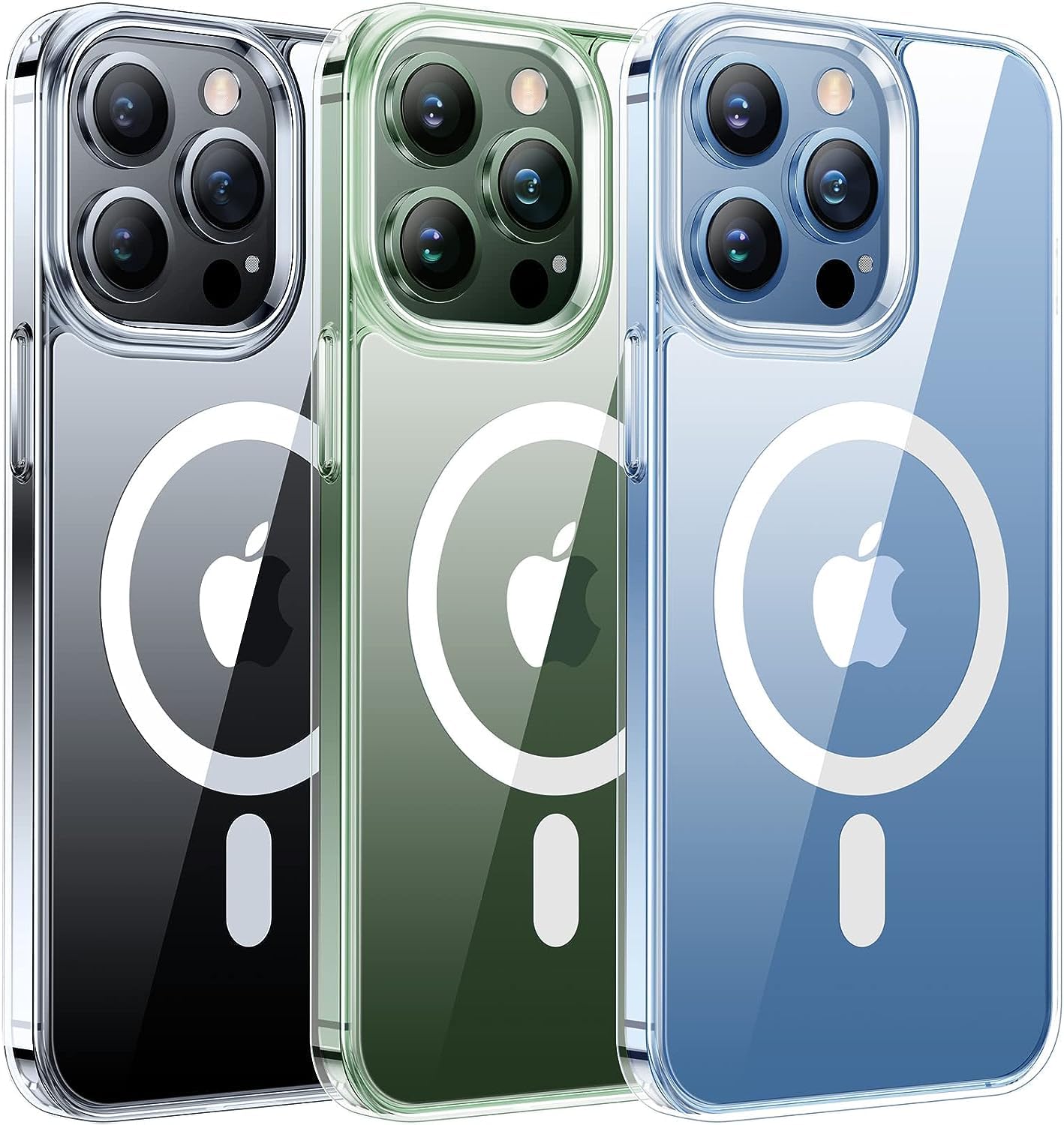 Torras Magnetic Compatible With Iphone 13 Pro Max Case, [Military Grade Drop Tested] [Compatible With Magsafe] Shockproof Hard S