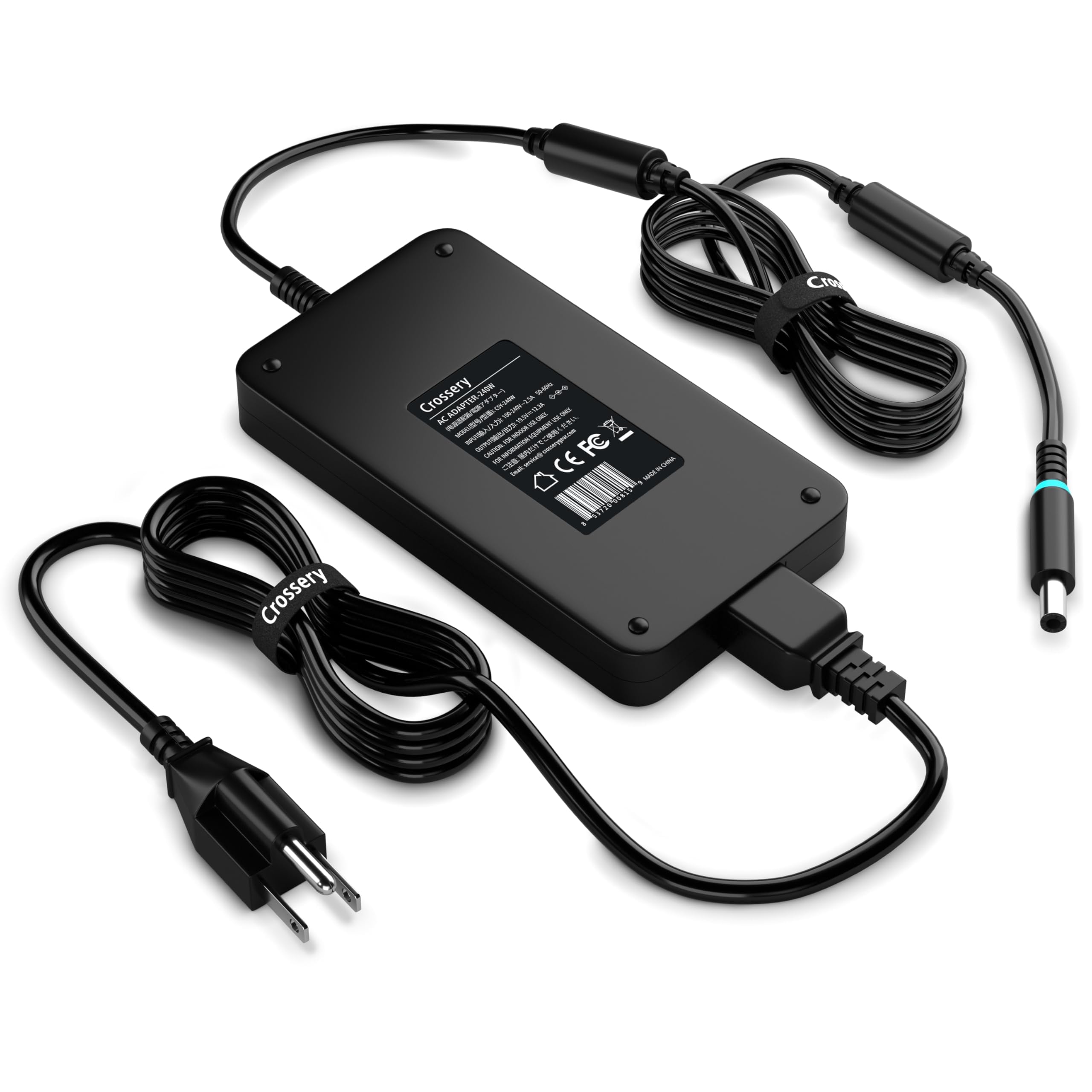 Dell 240W Ac Adapter For Alienware Laptop Charger 240W Dell 180W Power Supply Adapter For Dell G3 G5 G7 G15 240W Charger Alienwa