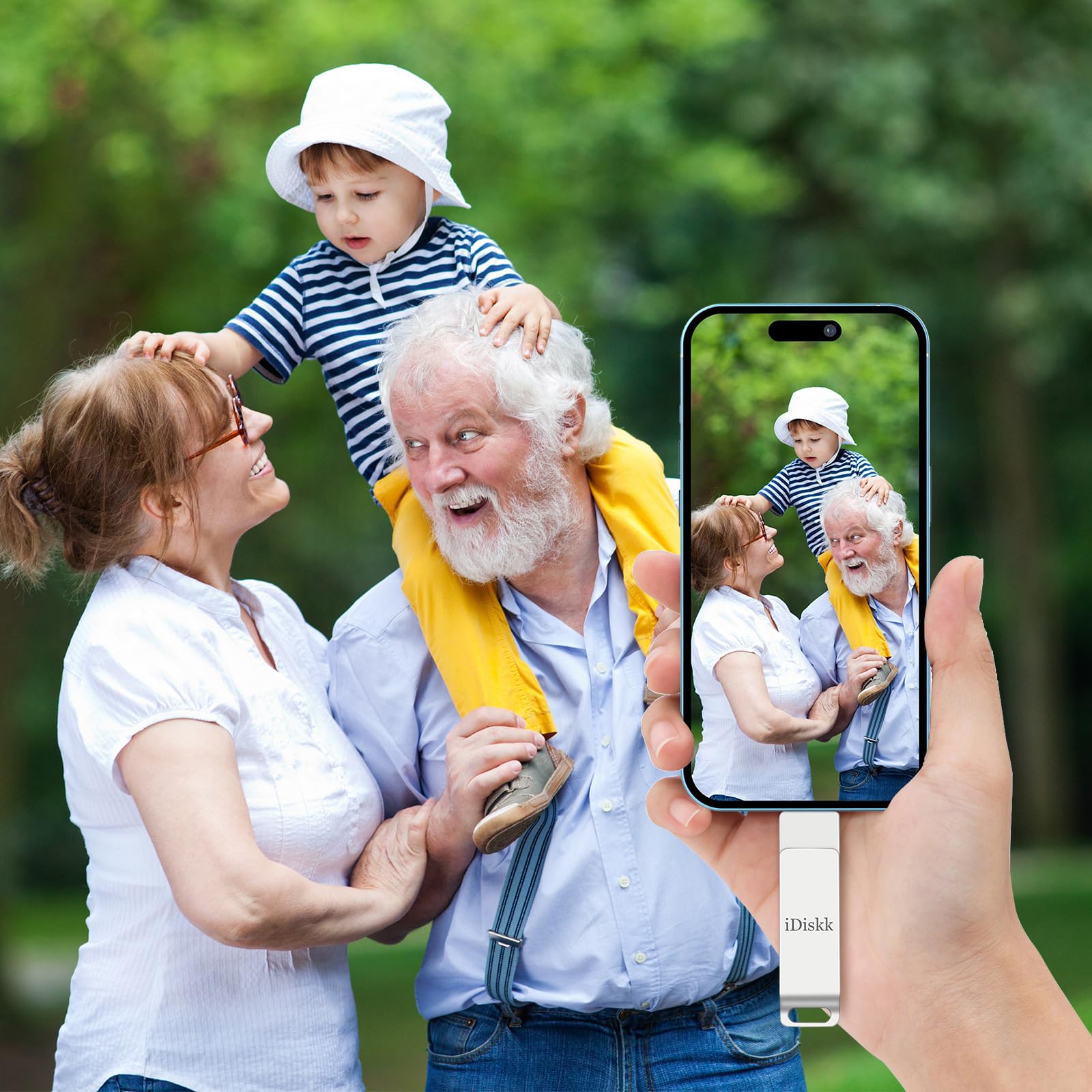 Ios Mfi Certified Idiskk 256Gb Flash Drive Photo Stick Mobile For Iphone (14/13/12/12 Pro/12 Pro Max/11/11 Pro/Xr/X) Memory Stic