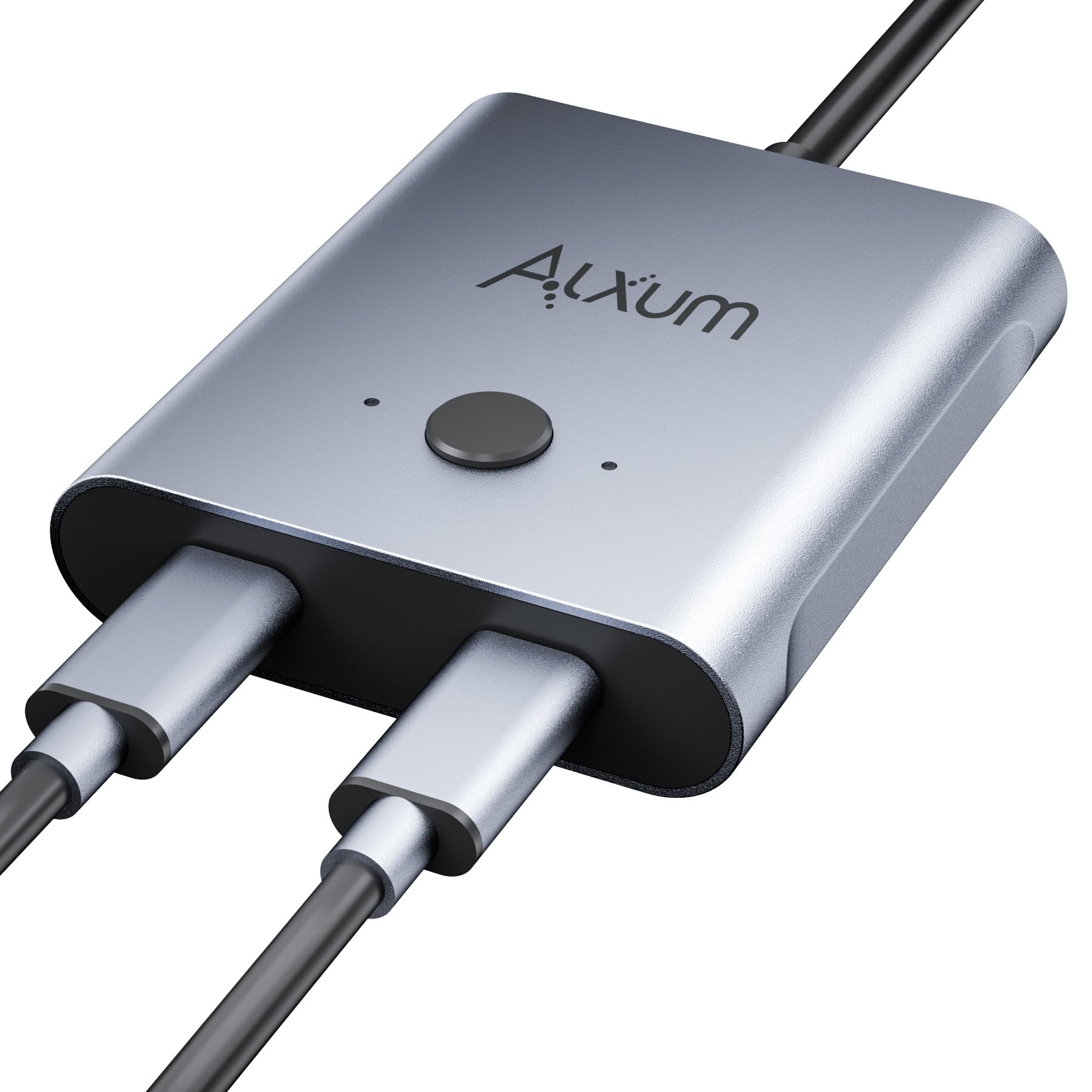 Alxum Usb C Switch   Bi Directional Usb C Switcher Selector 2 In 1 Out/1 In 2 Out, 2 Computers Share 1 Devices 8K@60Hz 10Gbps Da